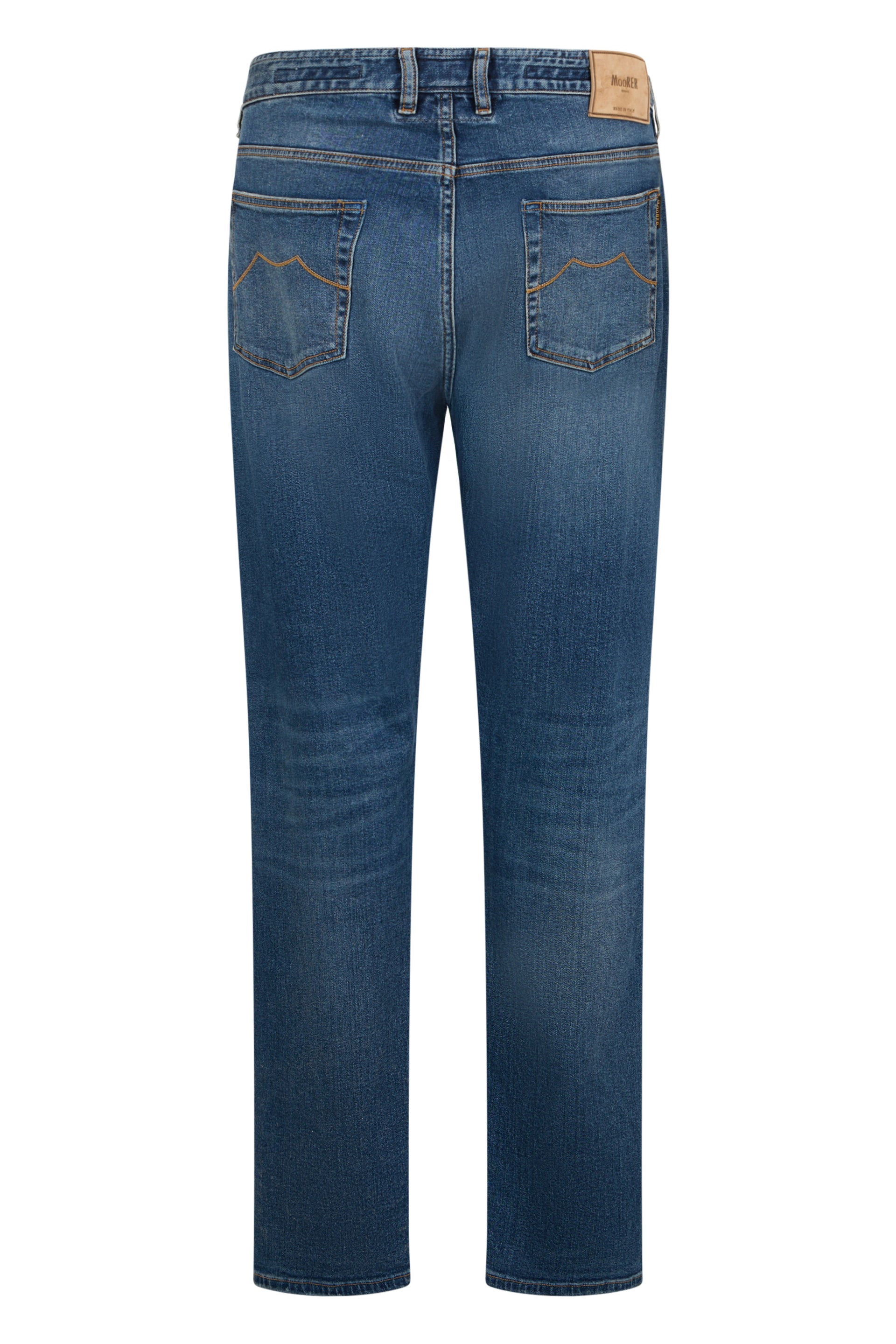 Straight jeans in dark blue denim