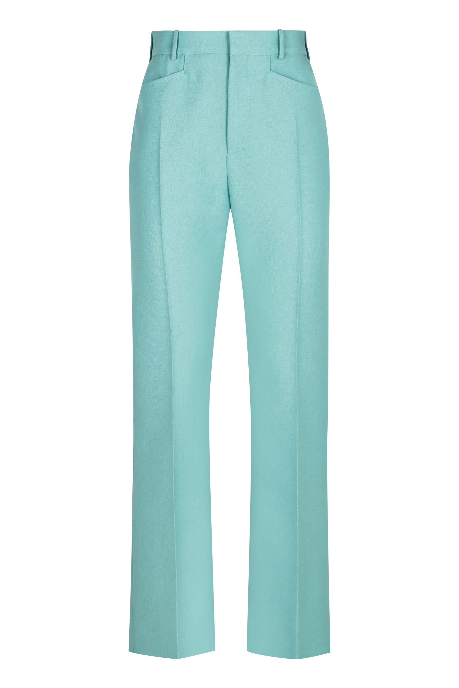 Wool blend trousers