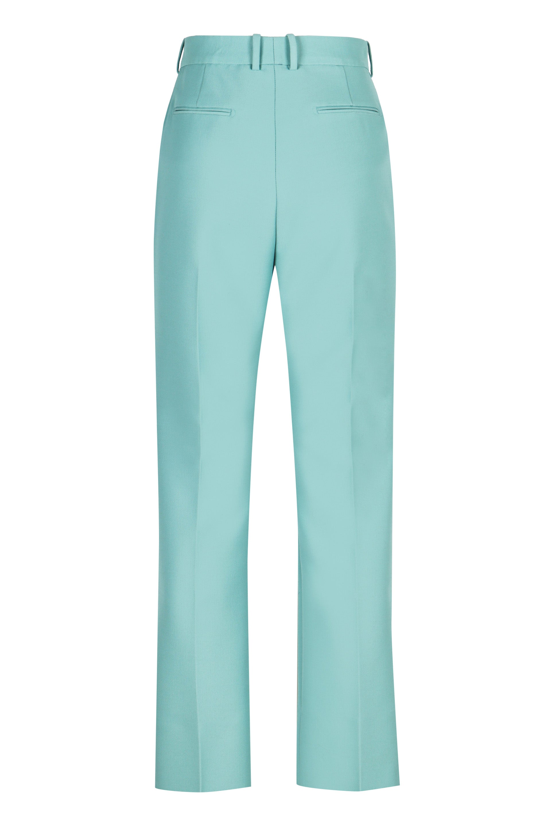 Wool blend trousers