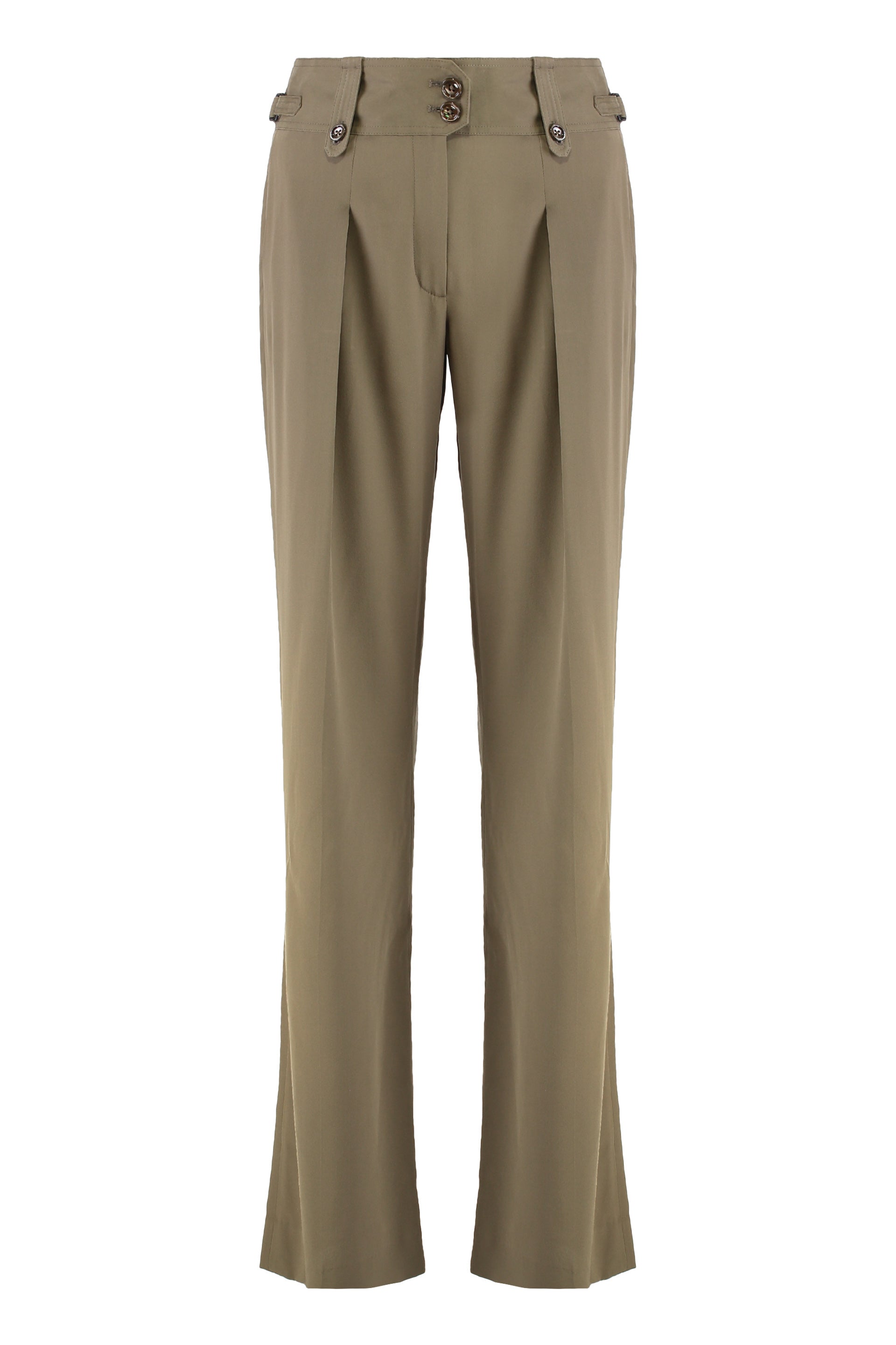 Silk trousers