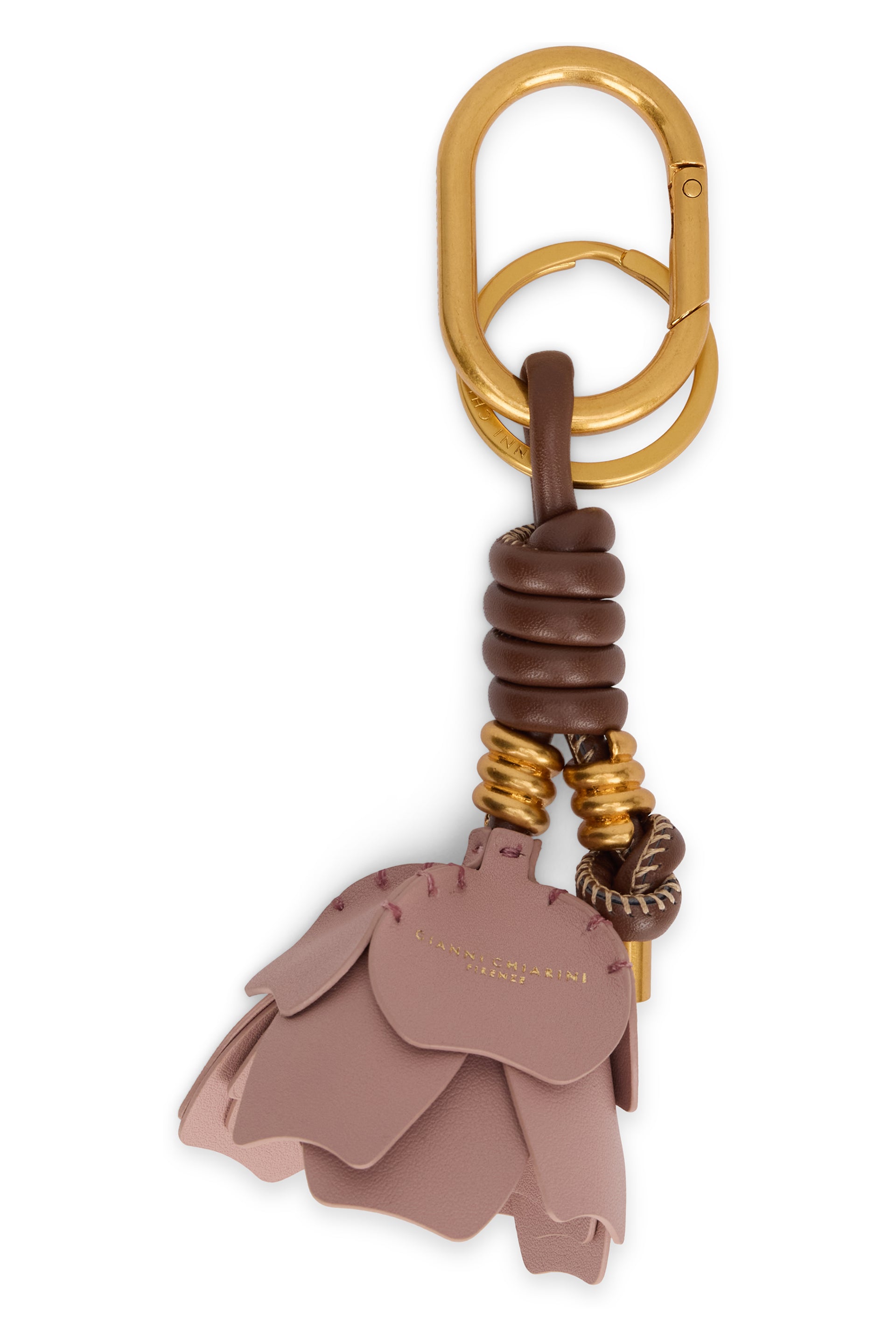 Desert Flower keychain in synthetic leather
