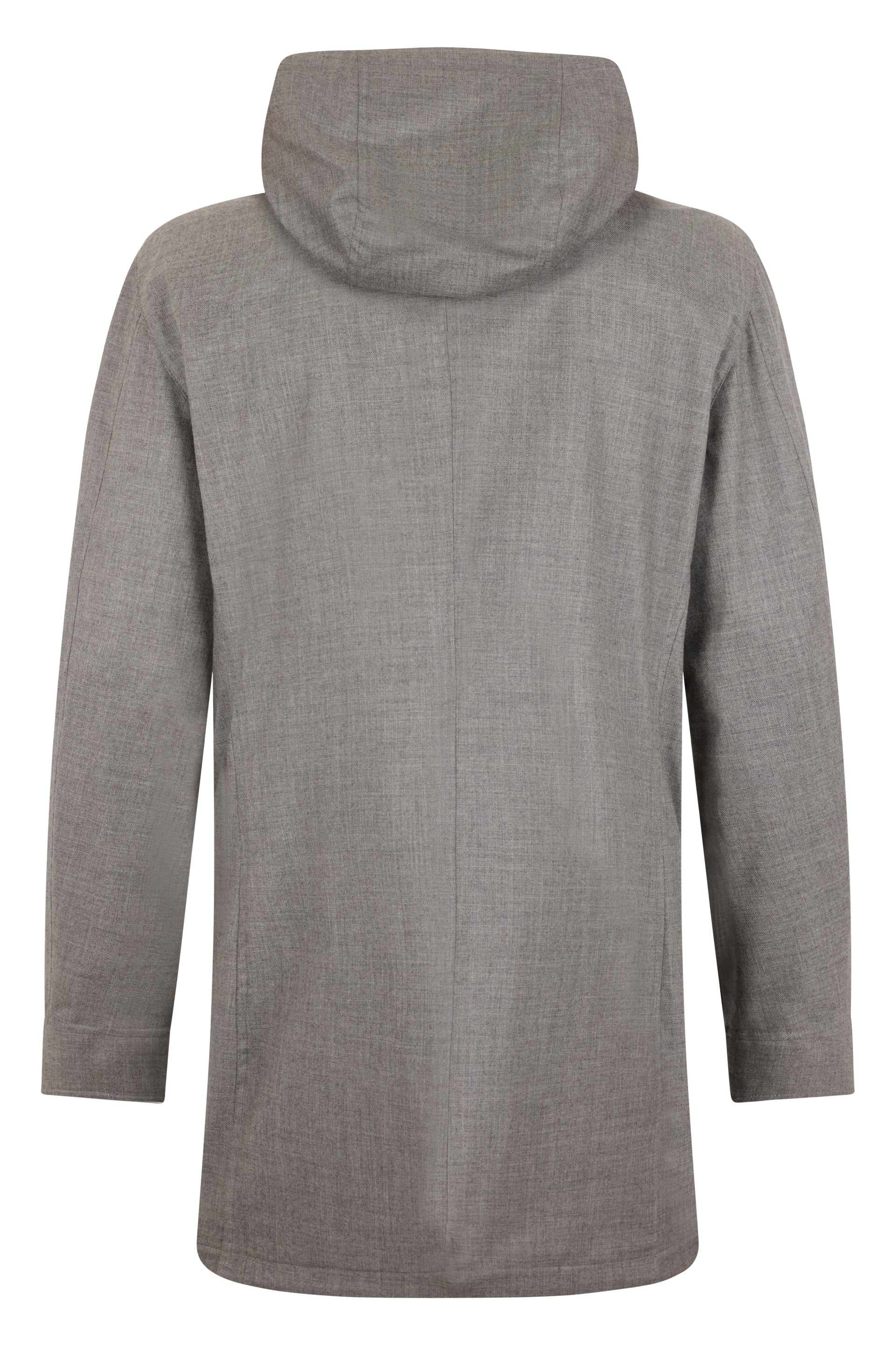 Light gray technical jacket elegant and functional