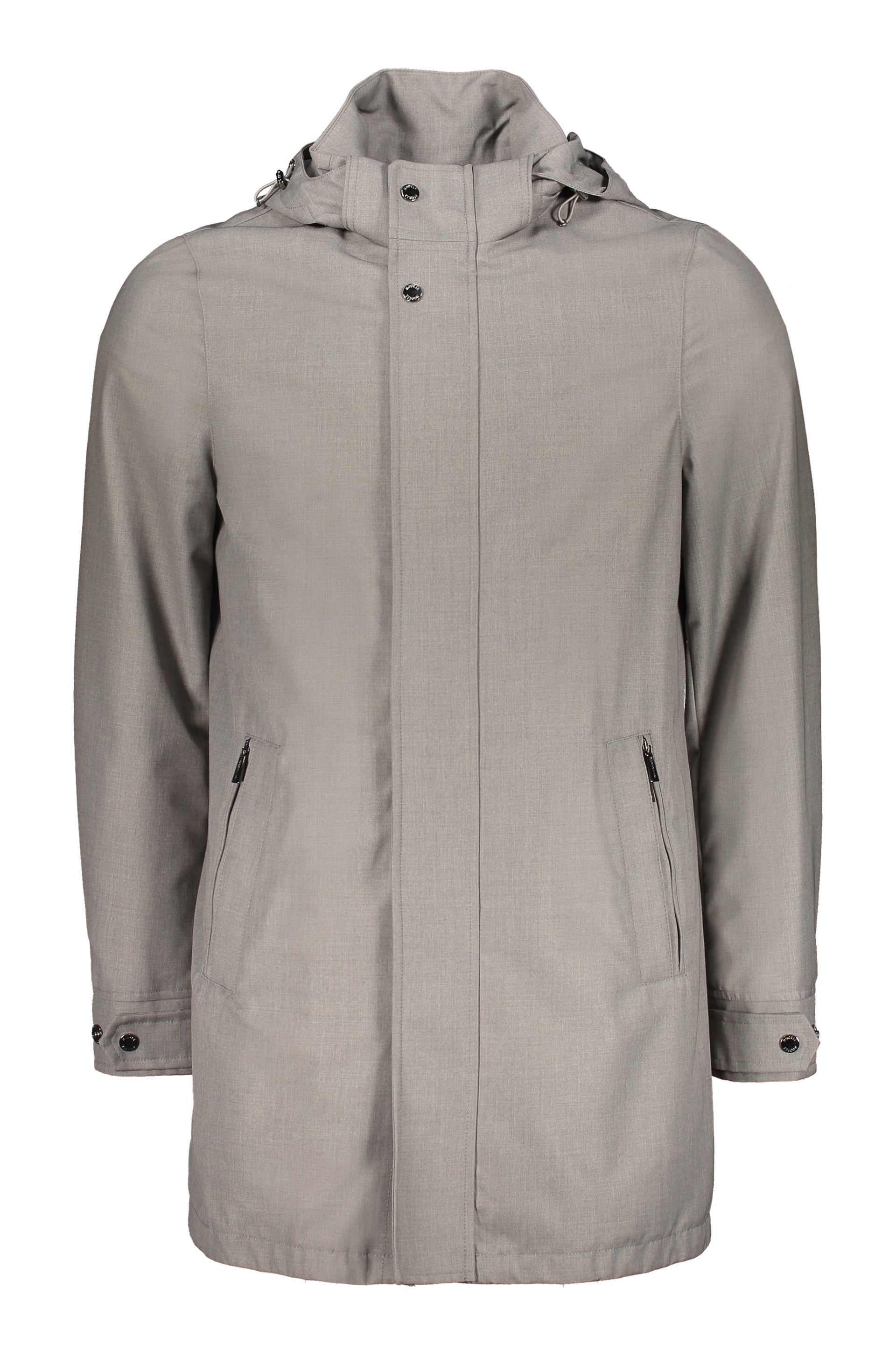 Lightweight jacket with hood, versatile style