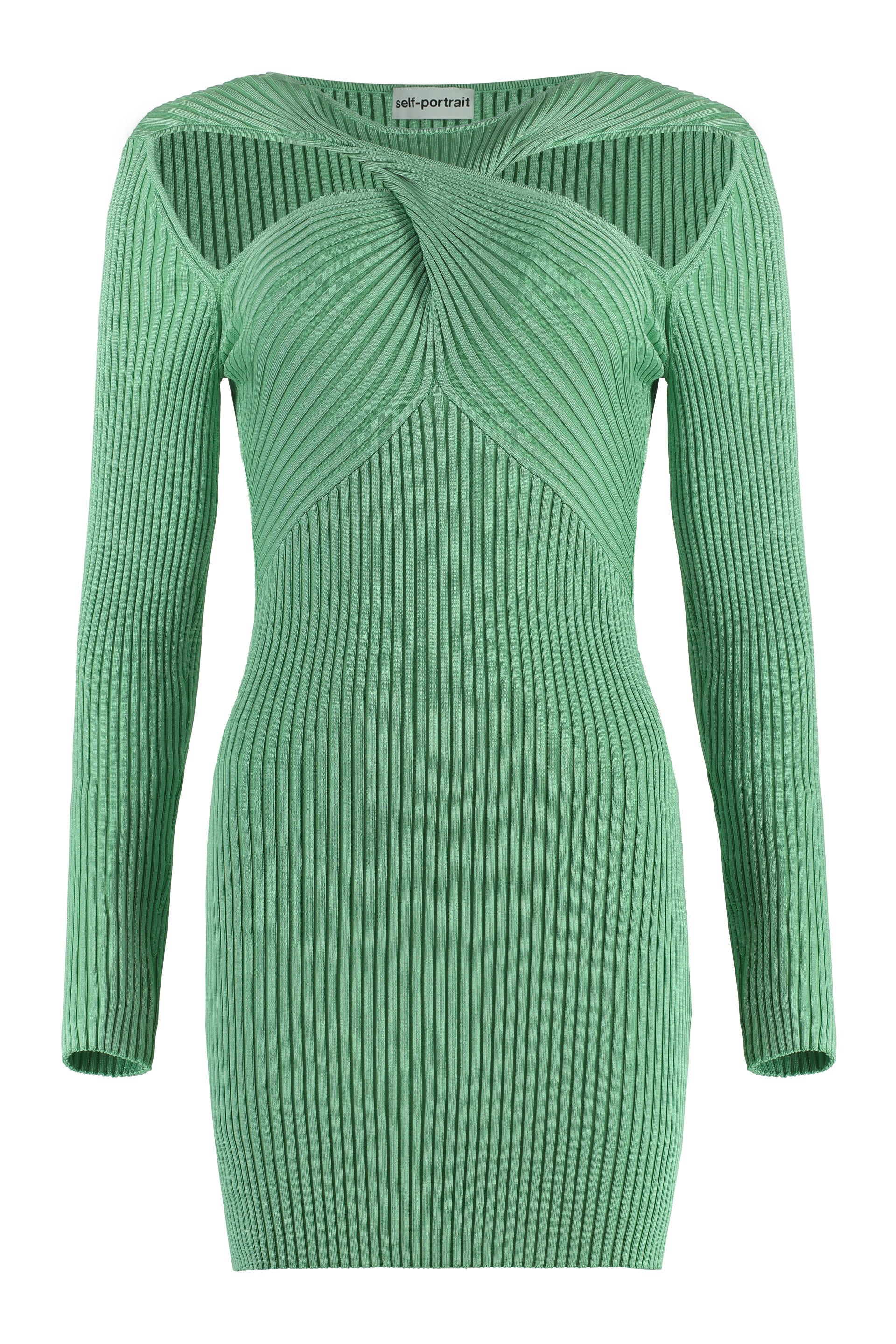 Ribbed knit dress