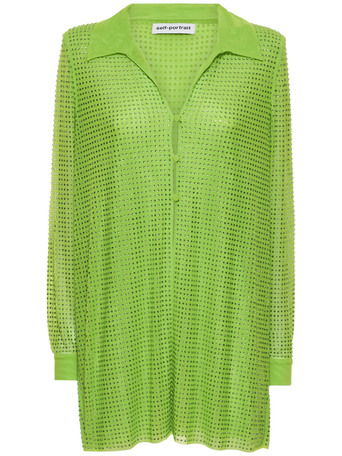 Green lime shirt with long sleeves