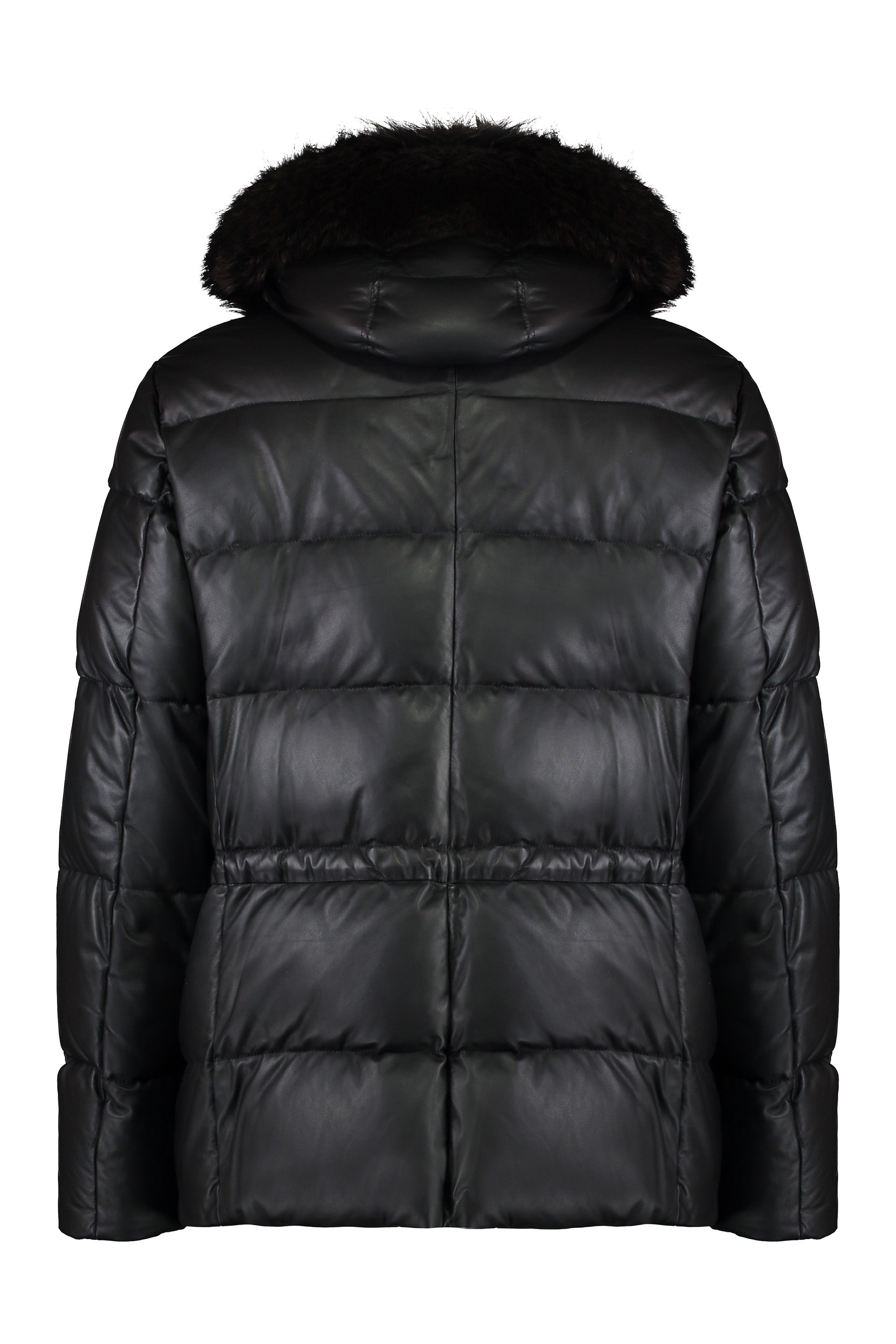Philip leather padded jacket