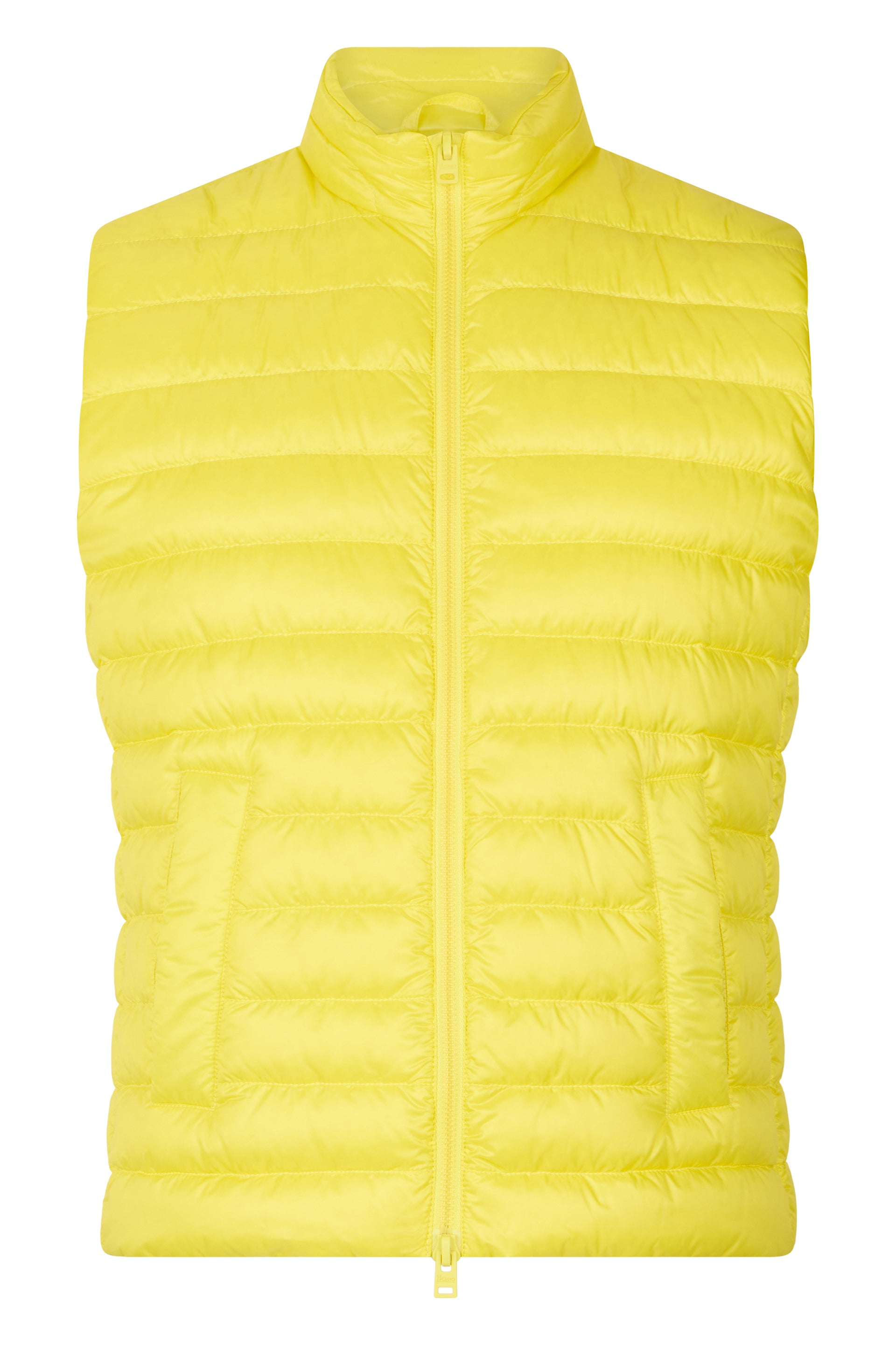 Yellow sleeveless jacket