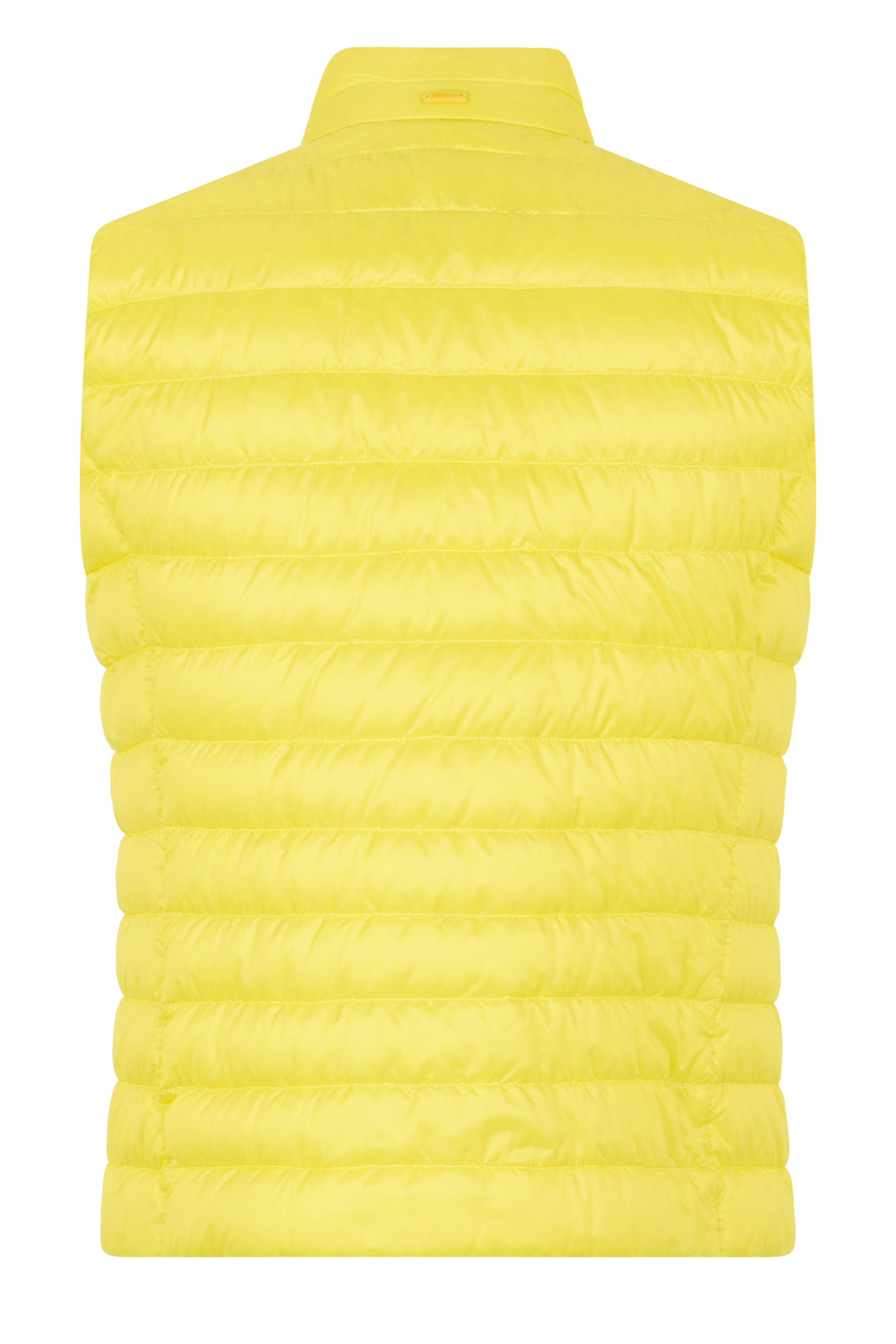 Yellow sleeveless jacket