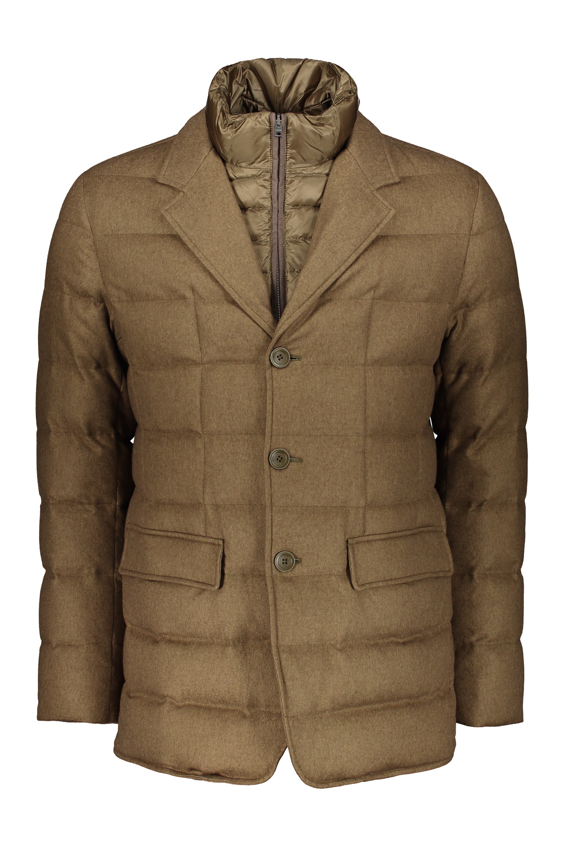 Men's elegant padded jacket, casual-chic style