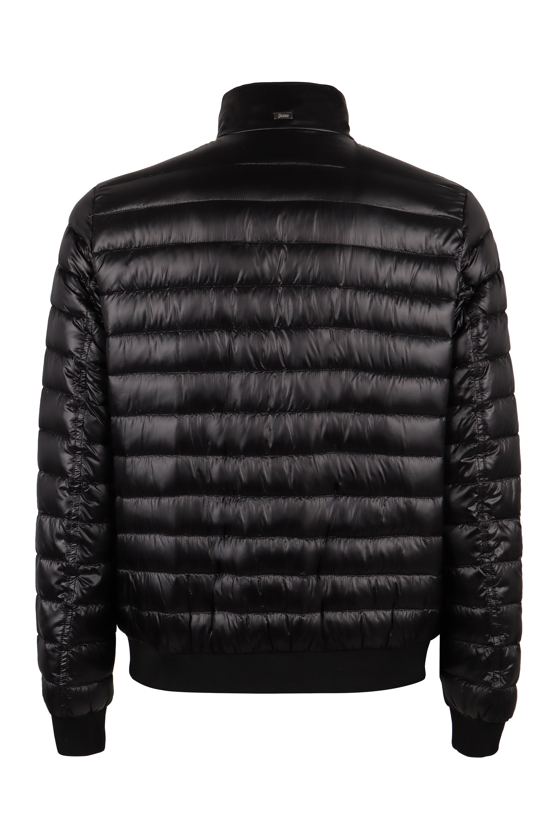 Techno-nylon down jacket