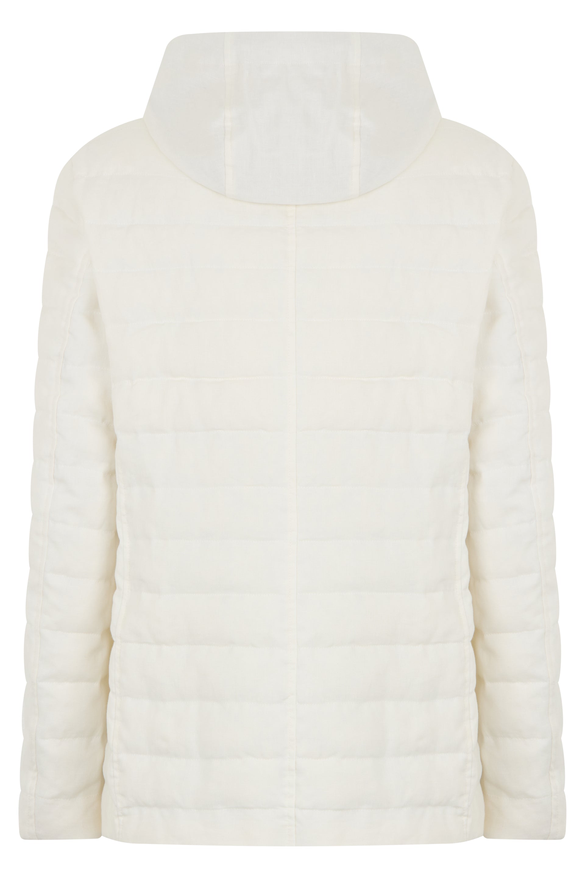 Padded jacket in cream white, stylish and versatile