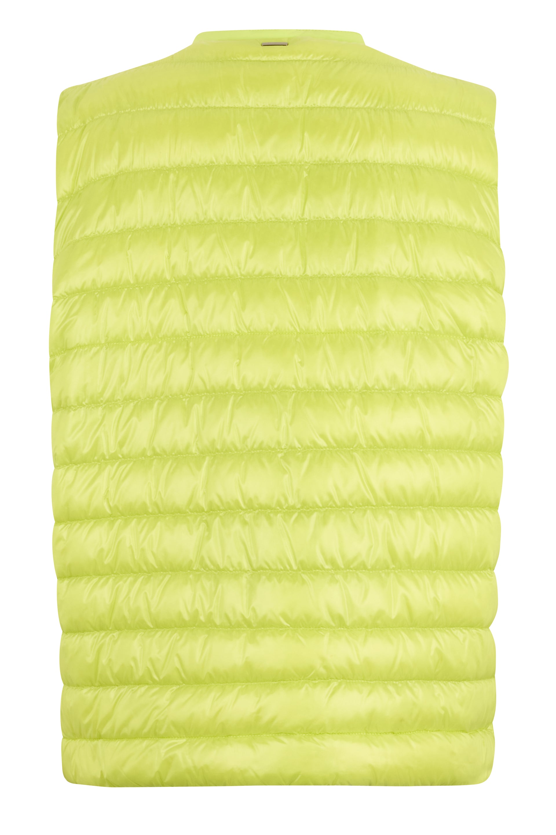 Lime yellow vest characterized by a modern and versatile design