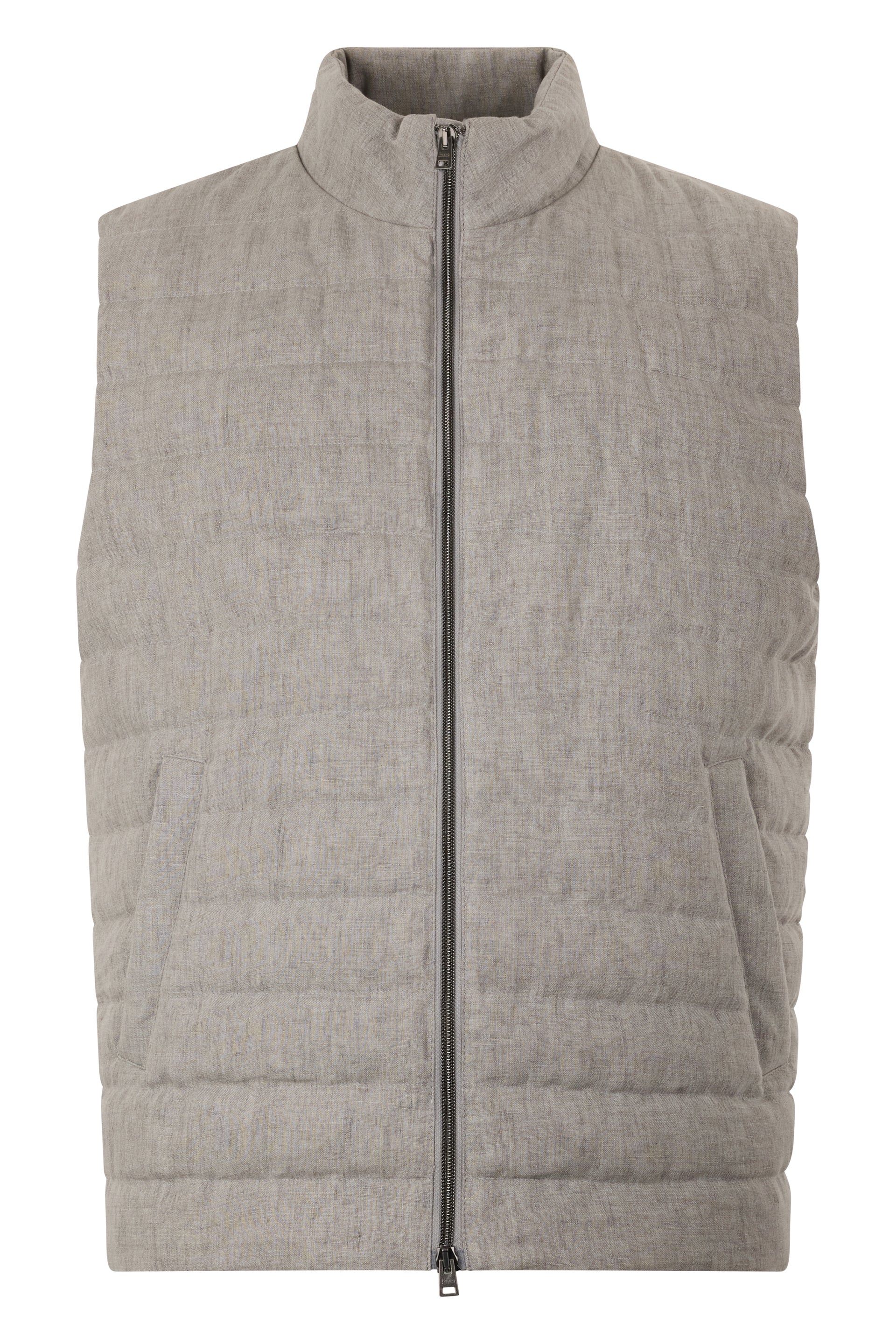 Fawn colored vest with modern and versatile design