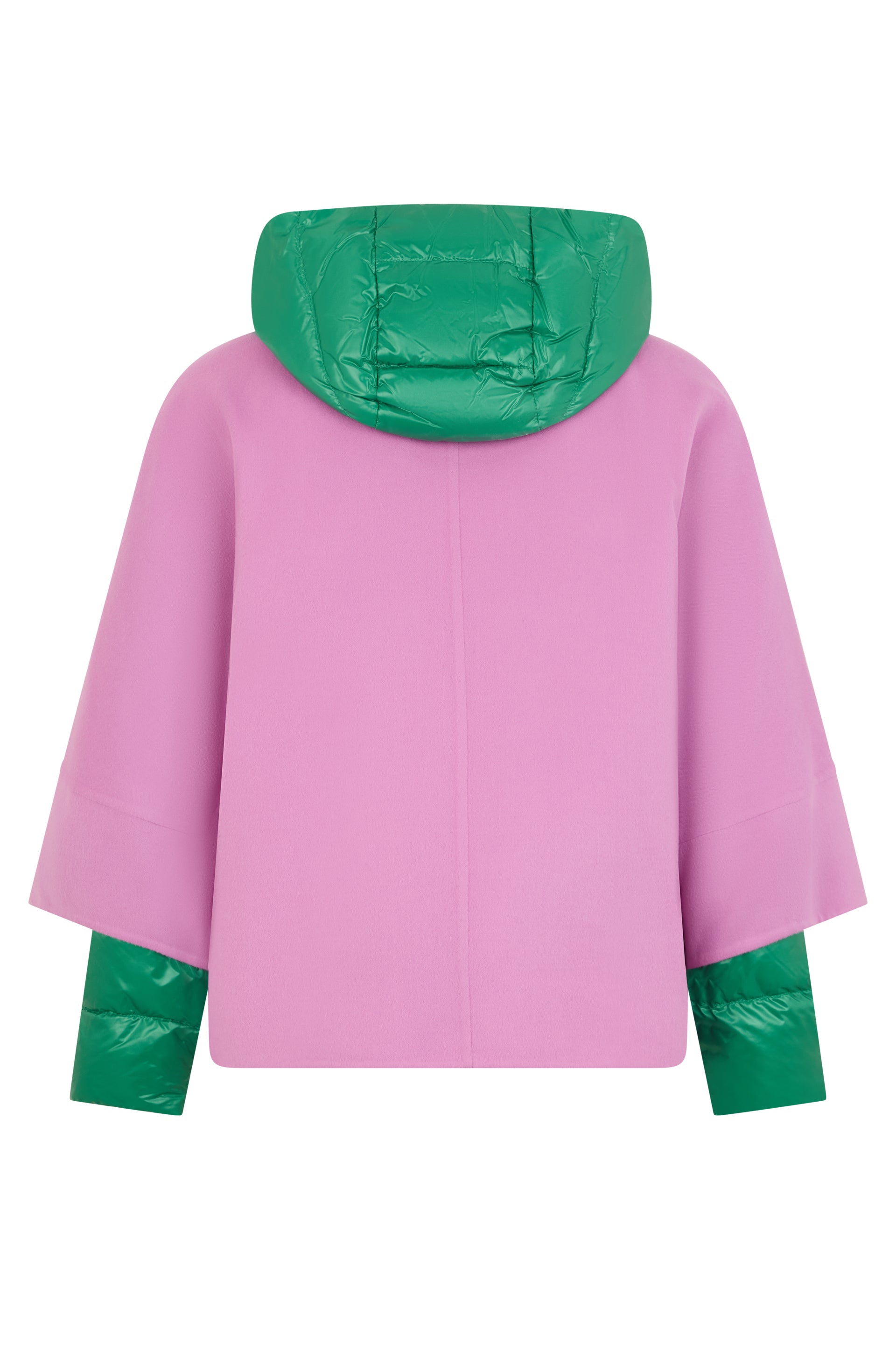 Modern pink and green jacket, unique style