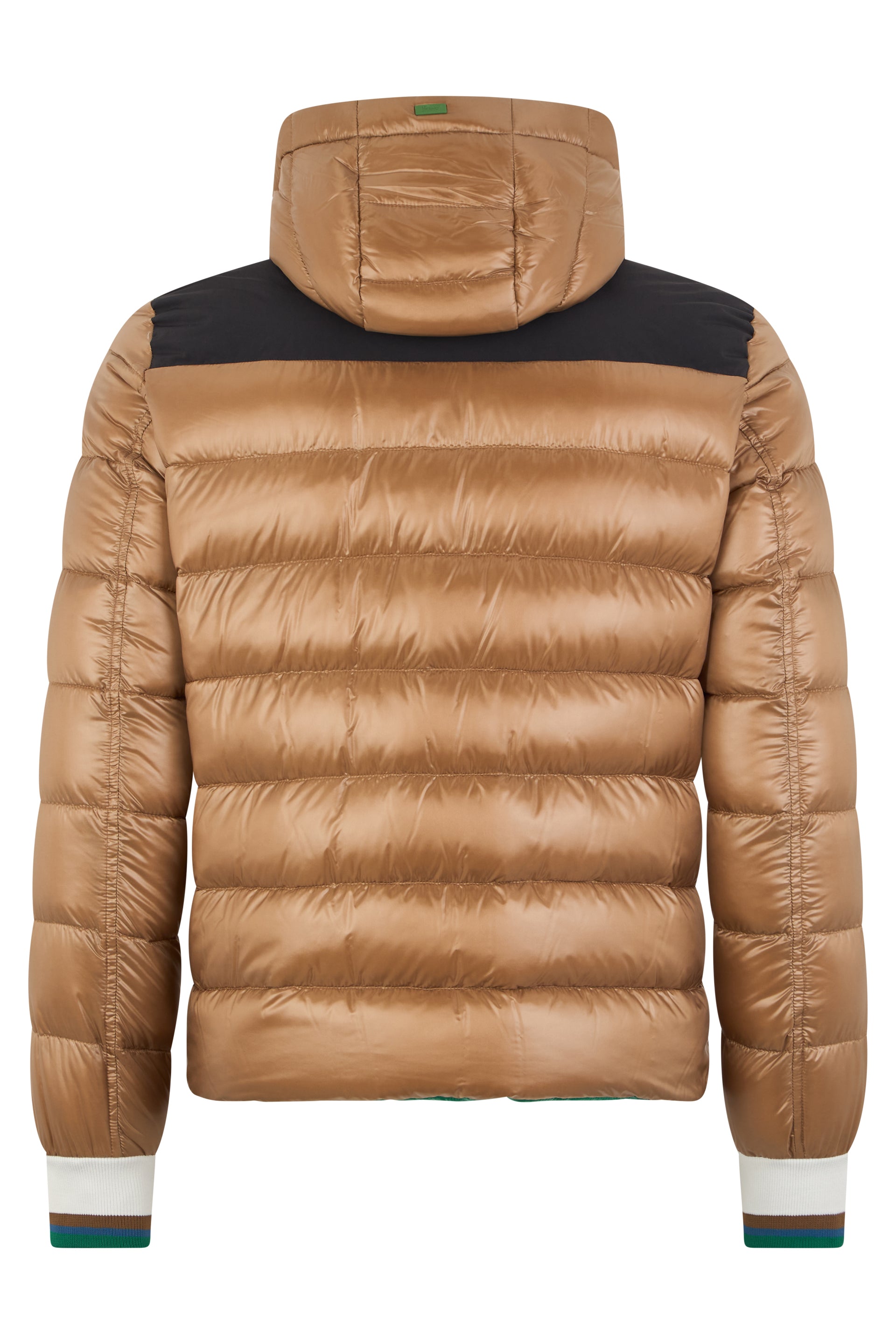 Padded bomber with hood