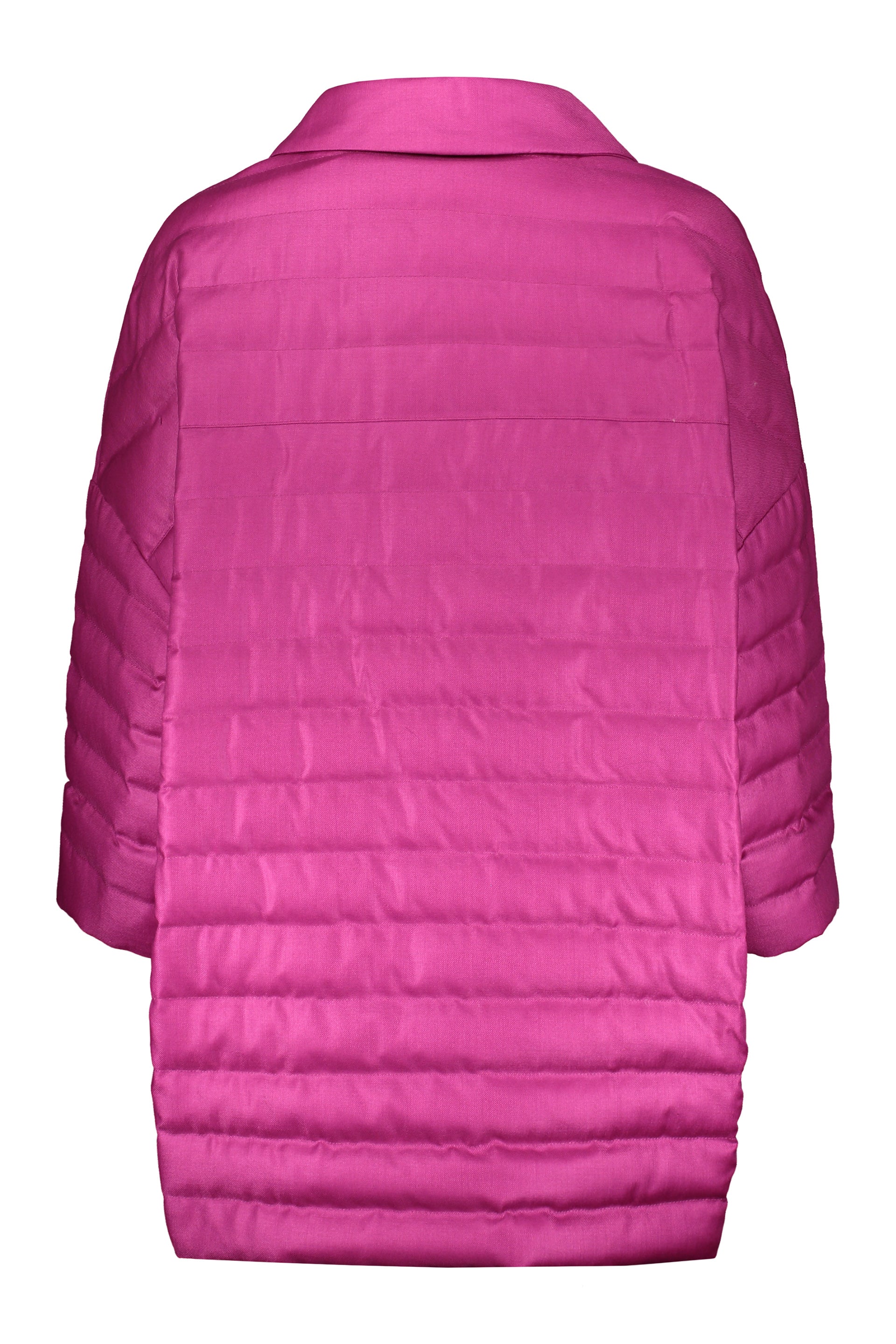 Snap button fastening down jacket
