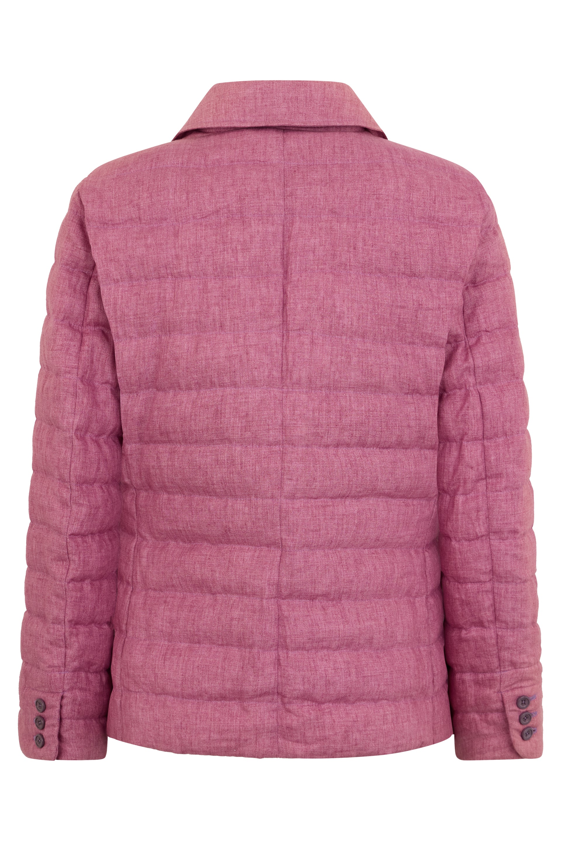 Pink padded jacket for casual occasions