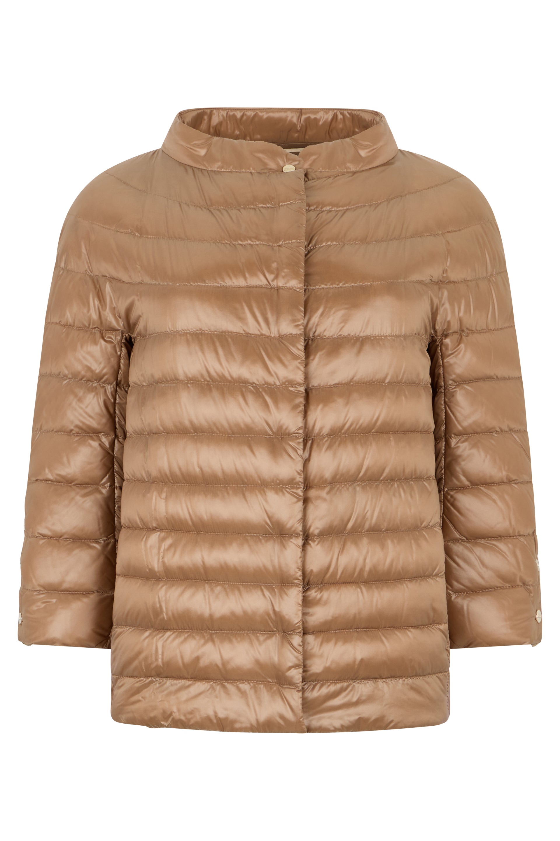 Brown winter jacket with versatile design