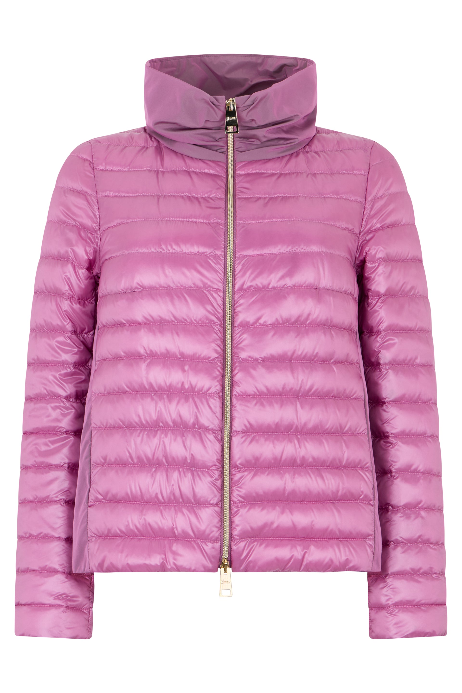 Pink down jacket with versatile and comfortable design
