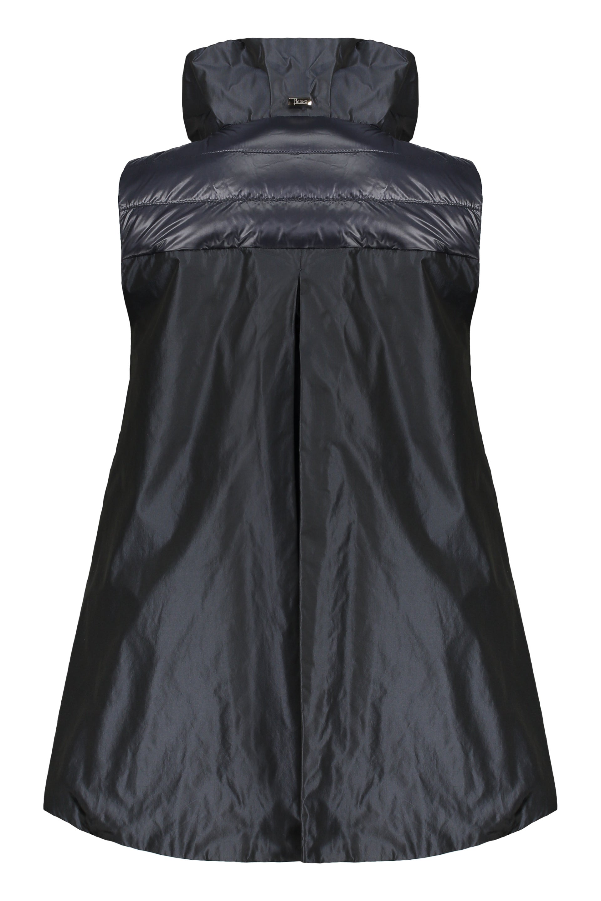 Dark blue padded gilet, stylish and versatile