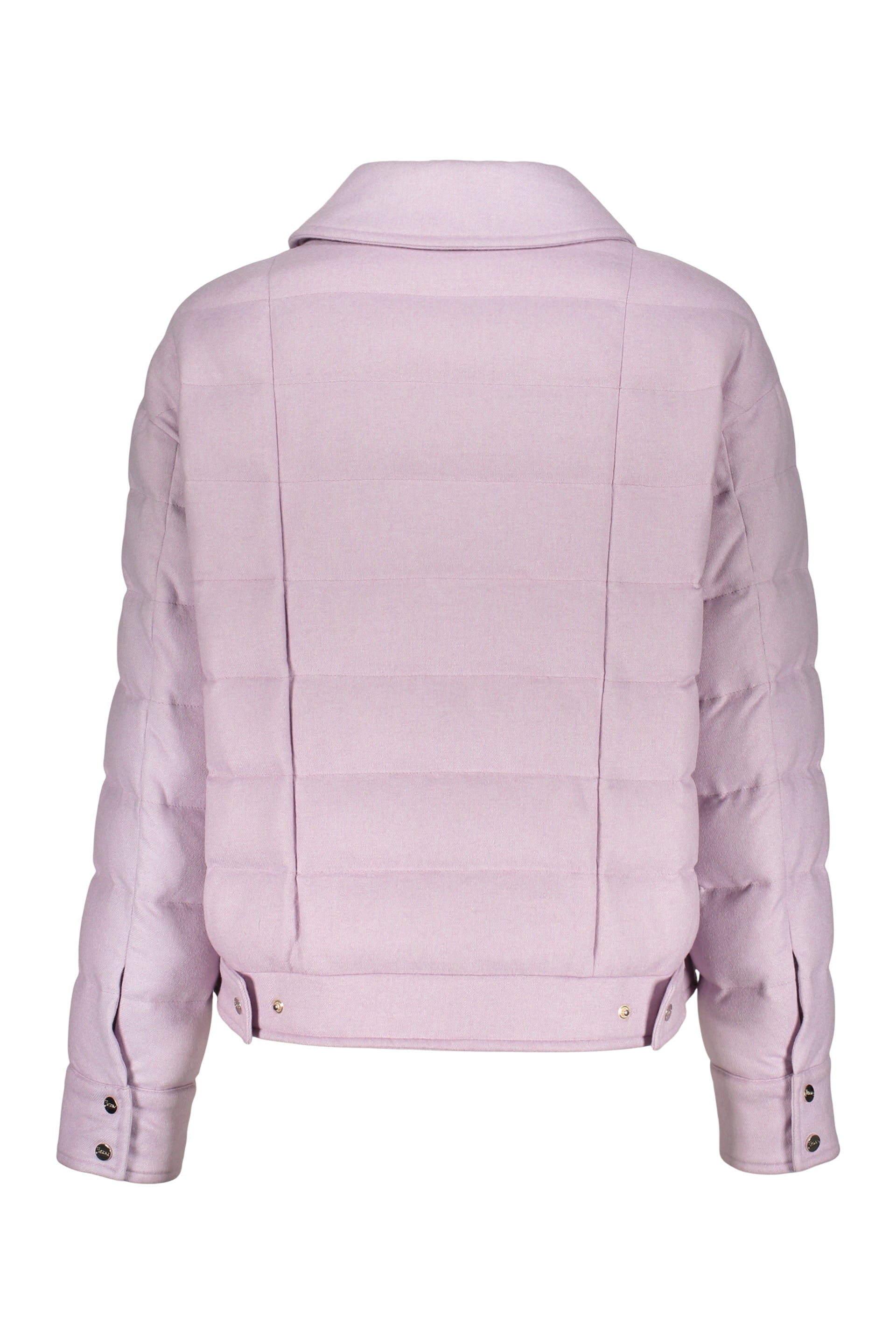 Elegant pink padded jacket for a sophisticated look