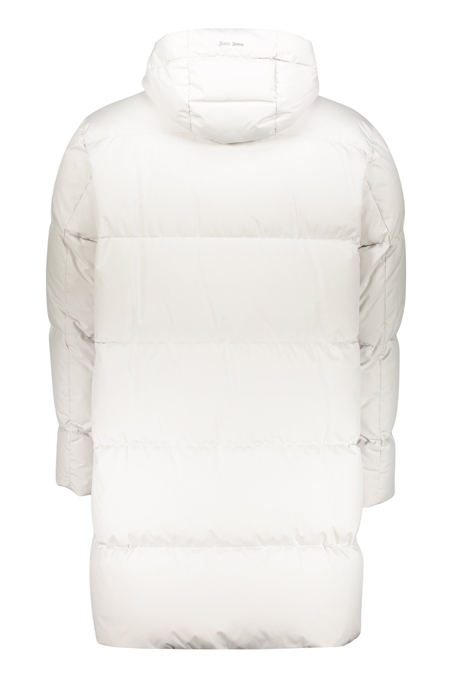 White winter jacket with hood