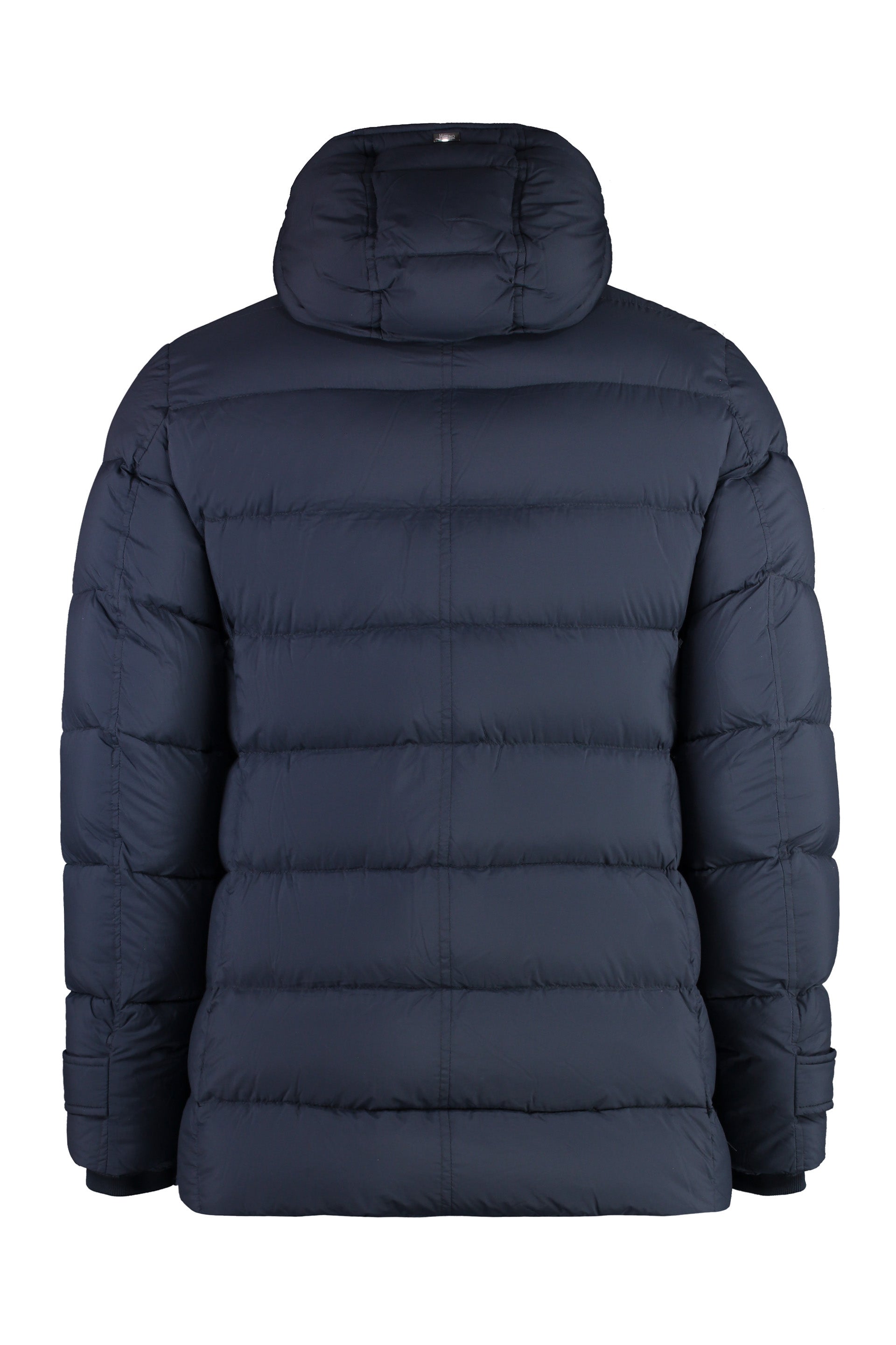 L’Eskimo Hooded nylon down jacket