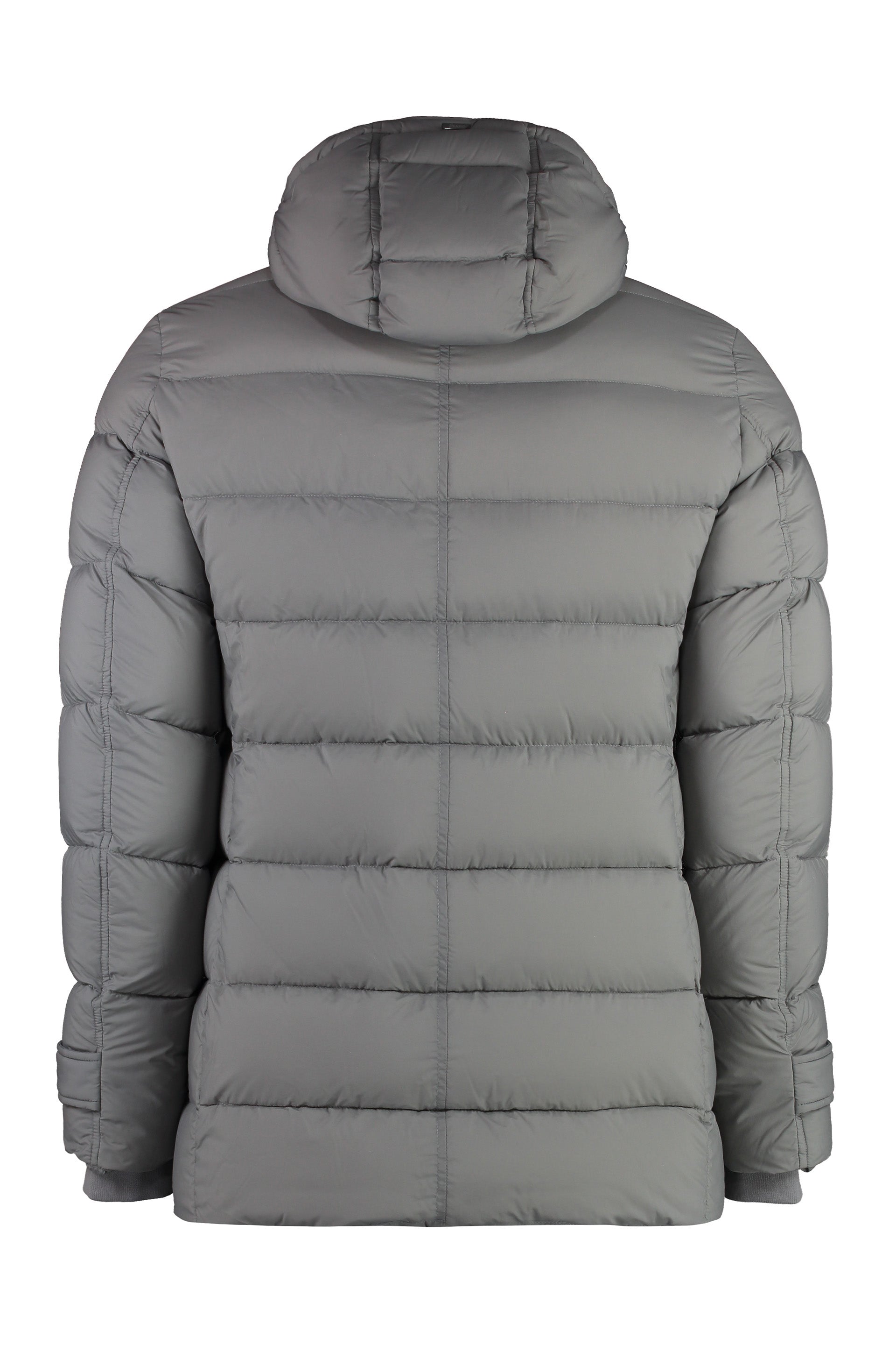 L’Eskimo Hooded nylon down jacket