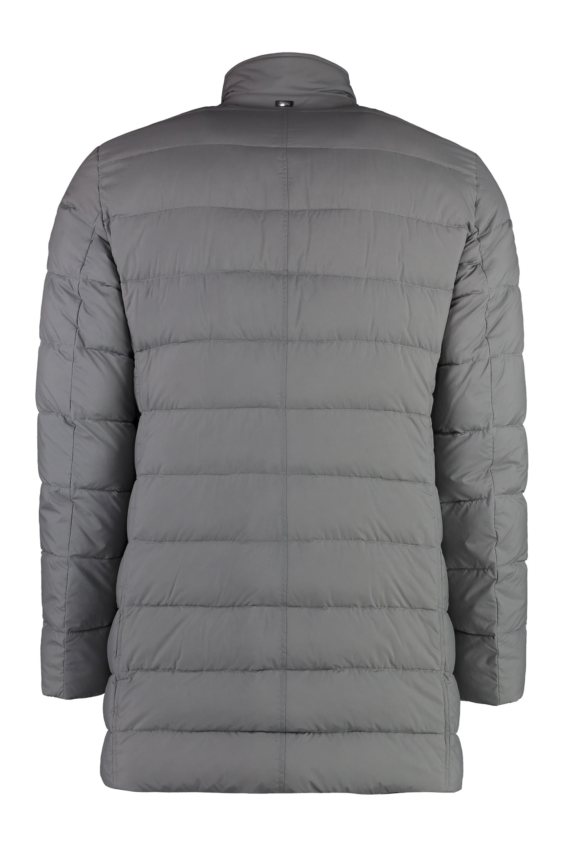 Techno-nylon down jacket