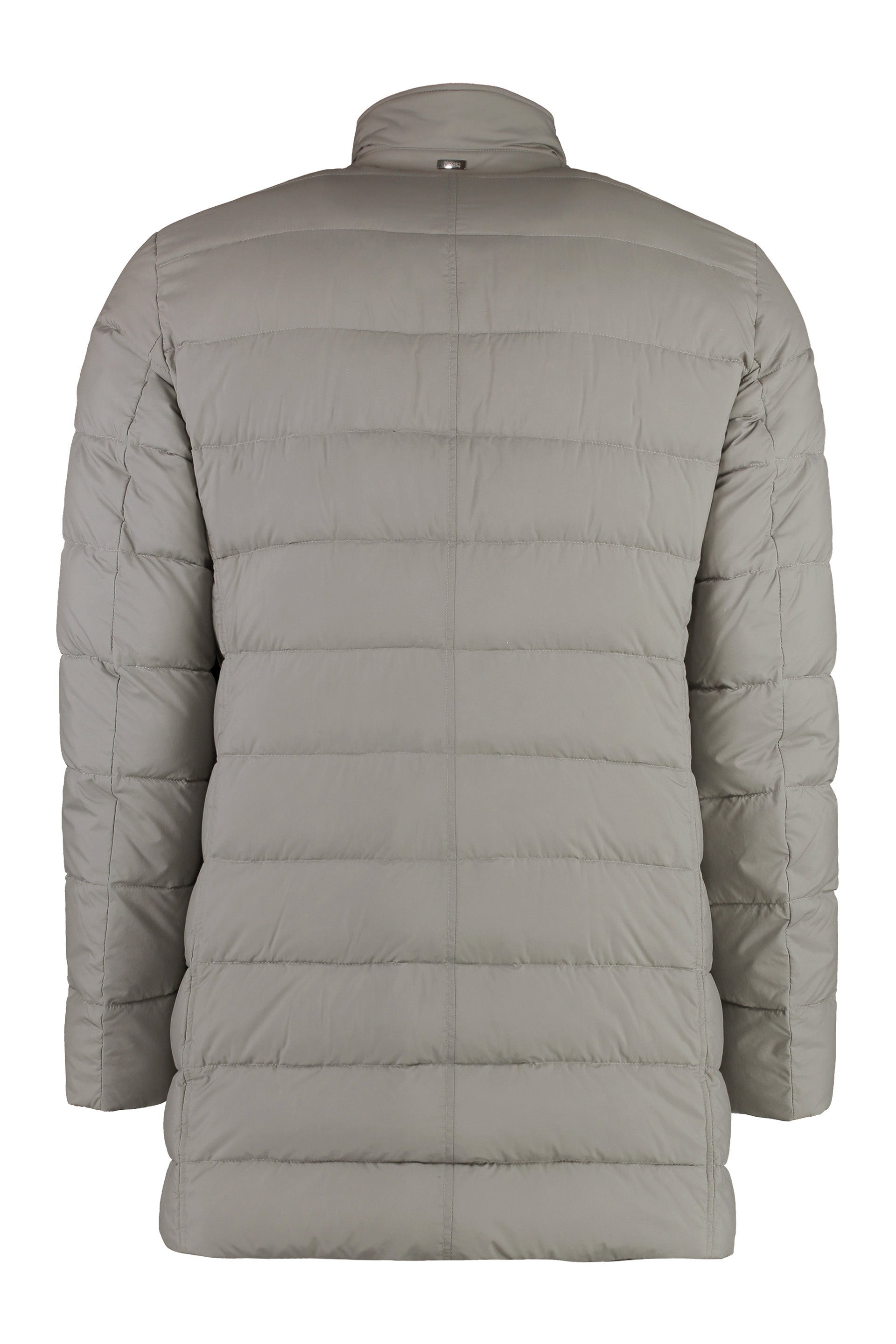 Techno-nylon down jacket