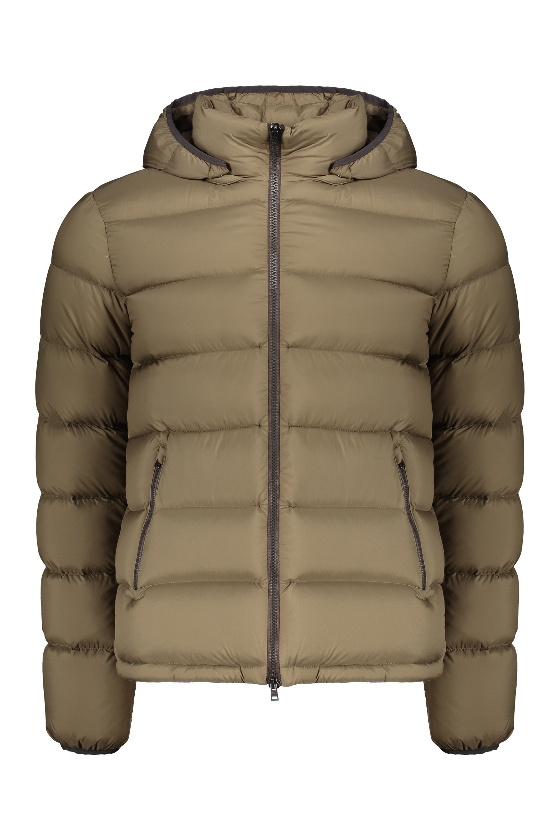 Full zip down jacket