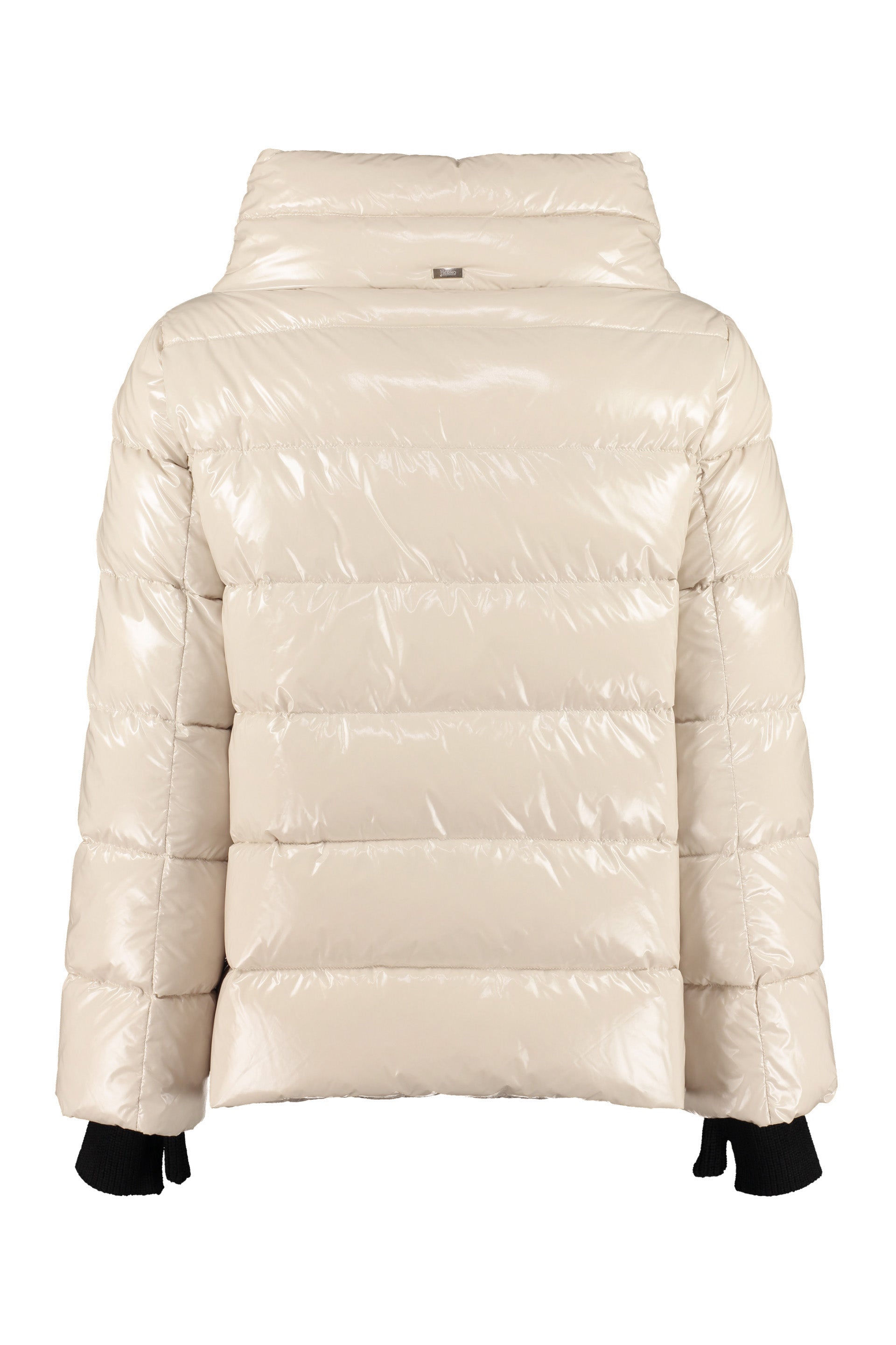 Quilted down jacket