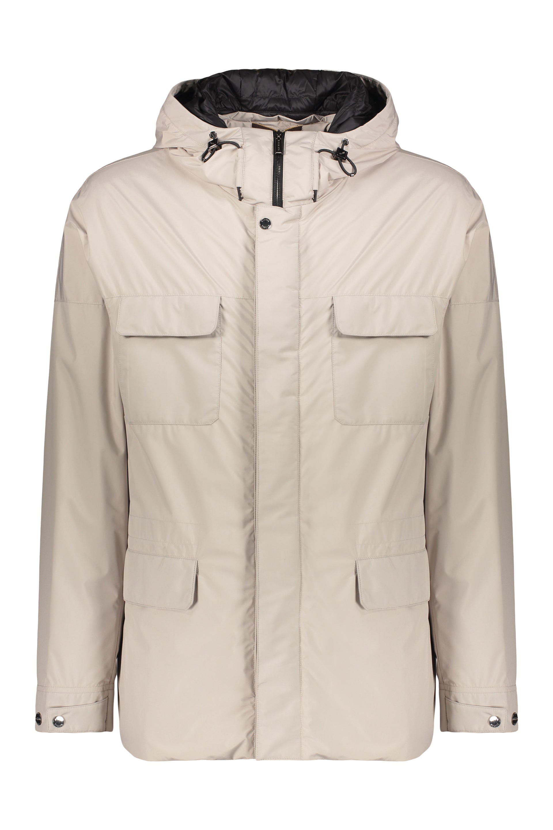 Techno fabric padded jacket