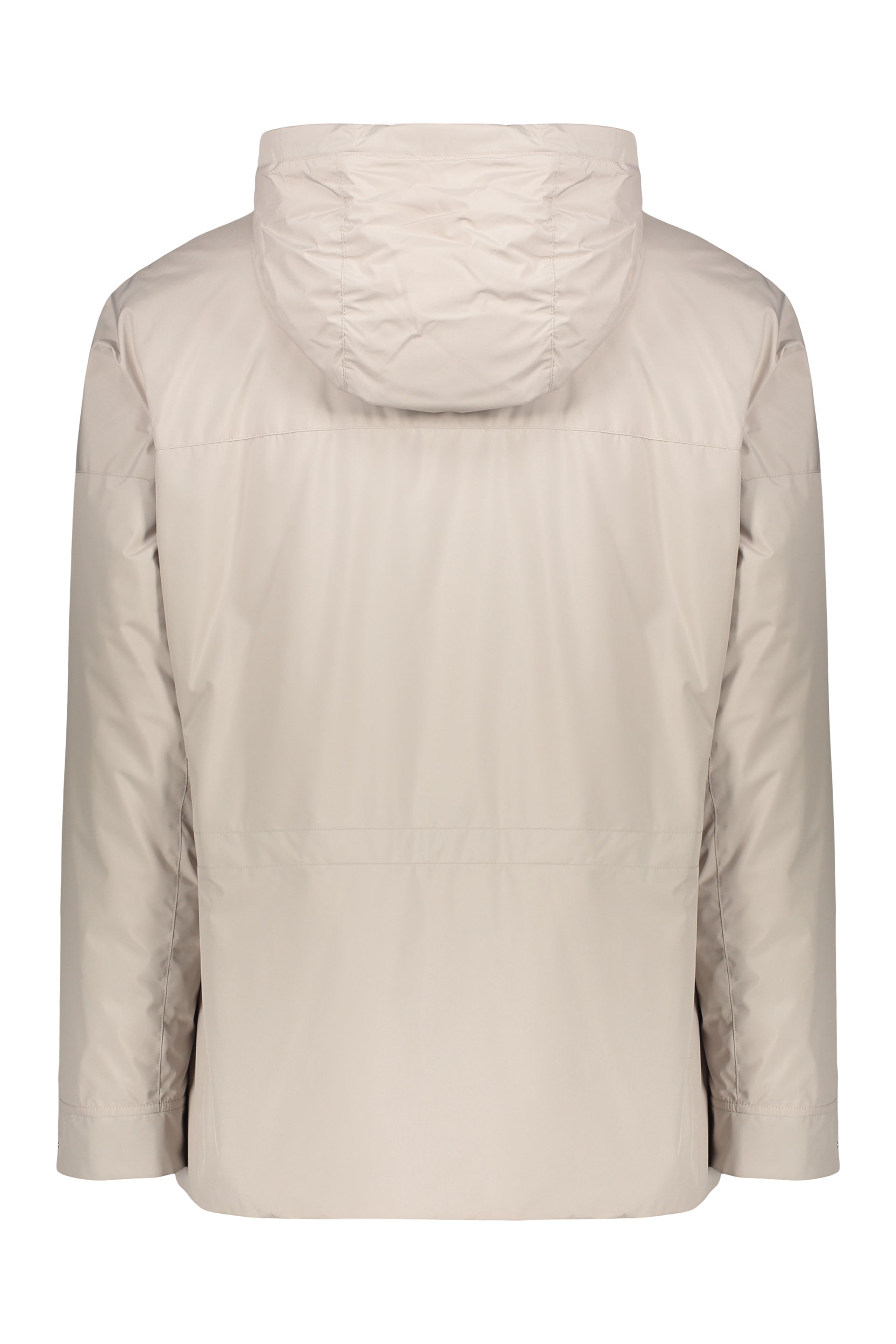 Techno fabric padded jacket