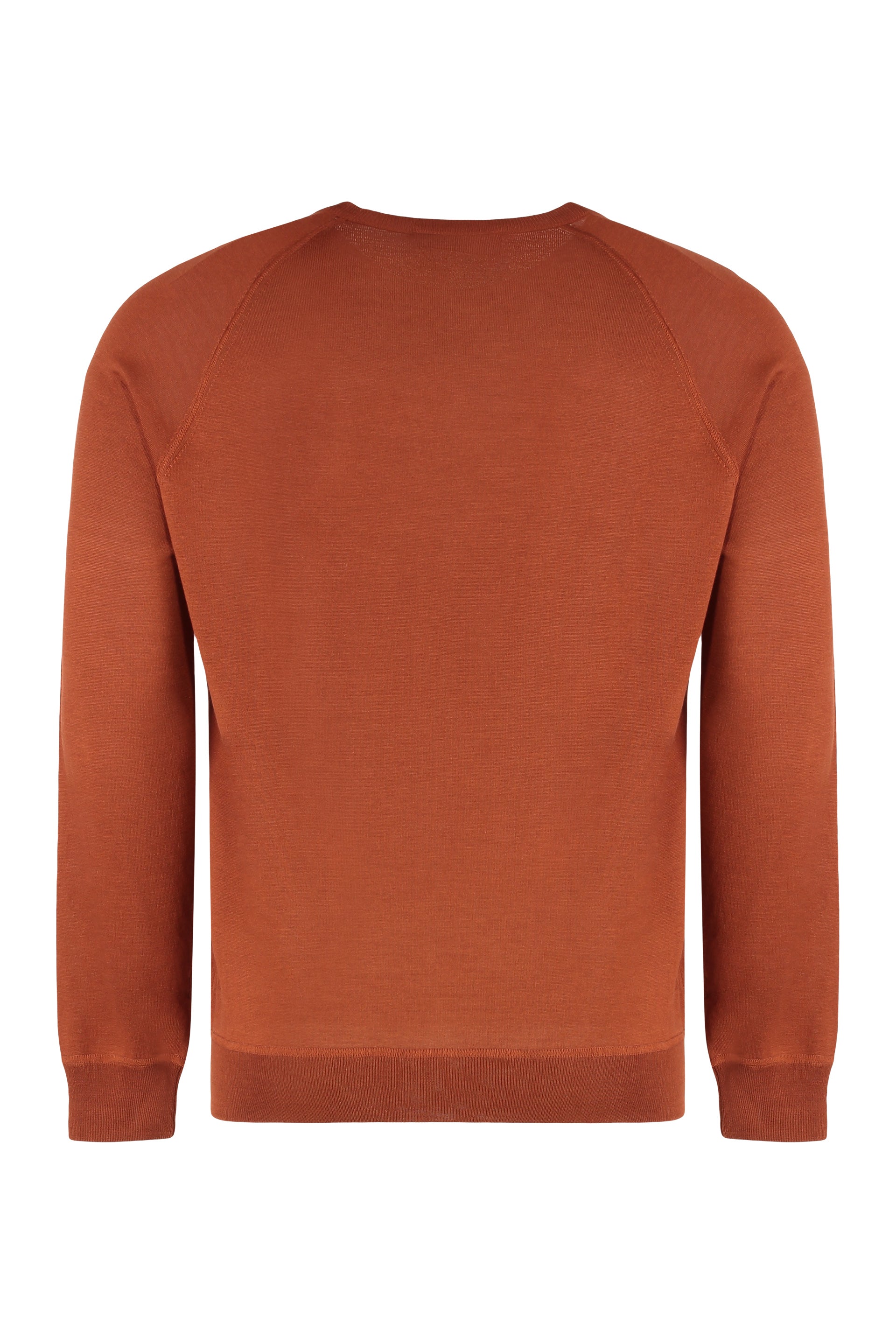 Crew neck sweater in wool blend