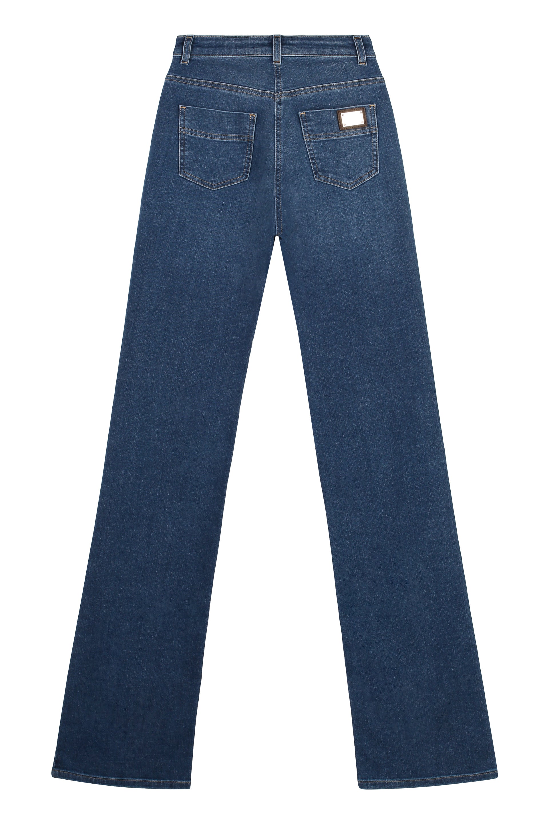 High-rise flared jeans