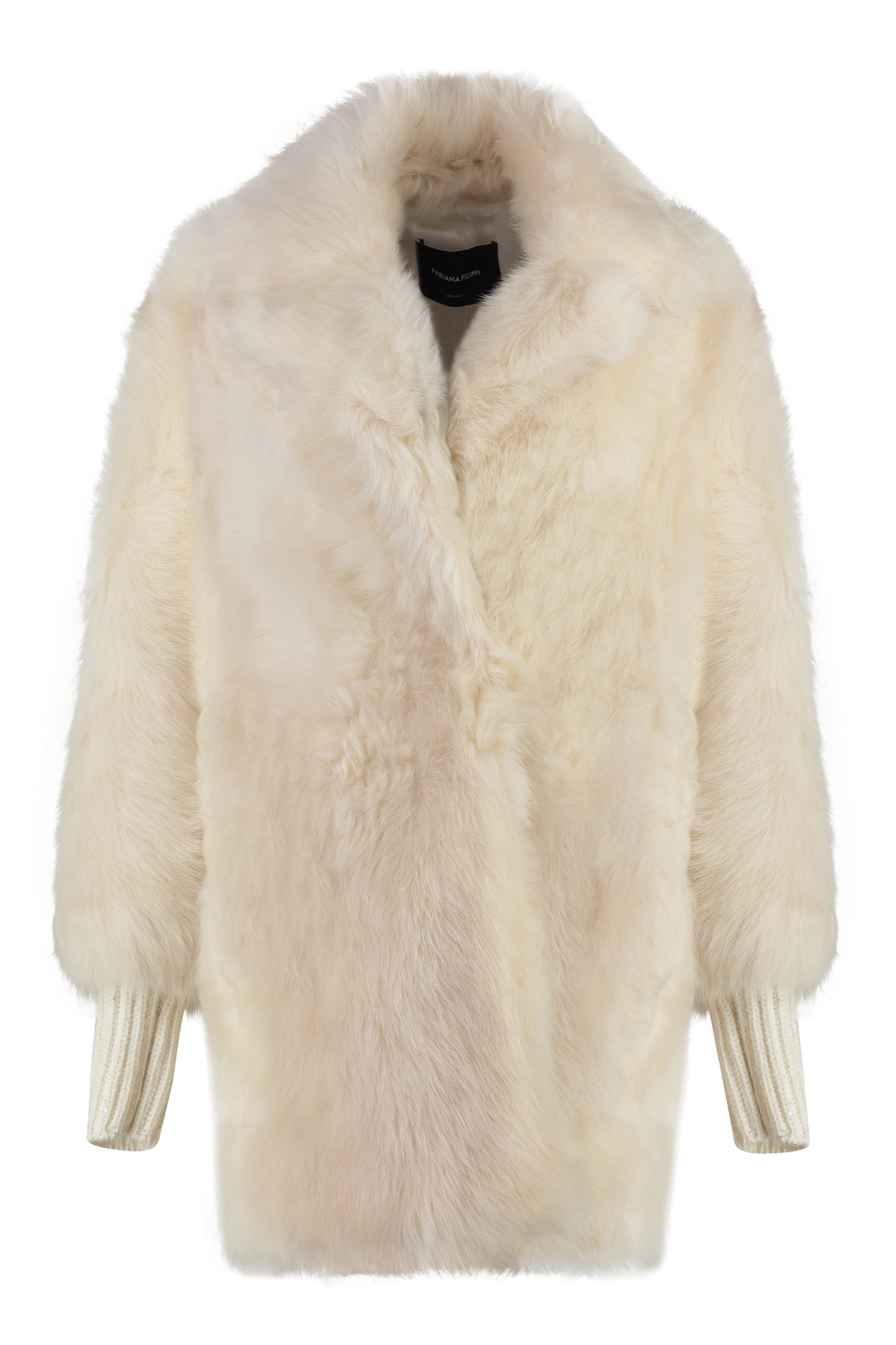 Shearling overcoat