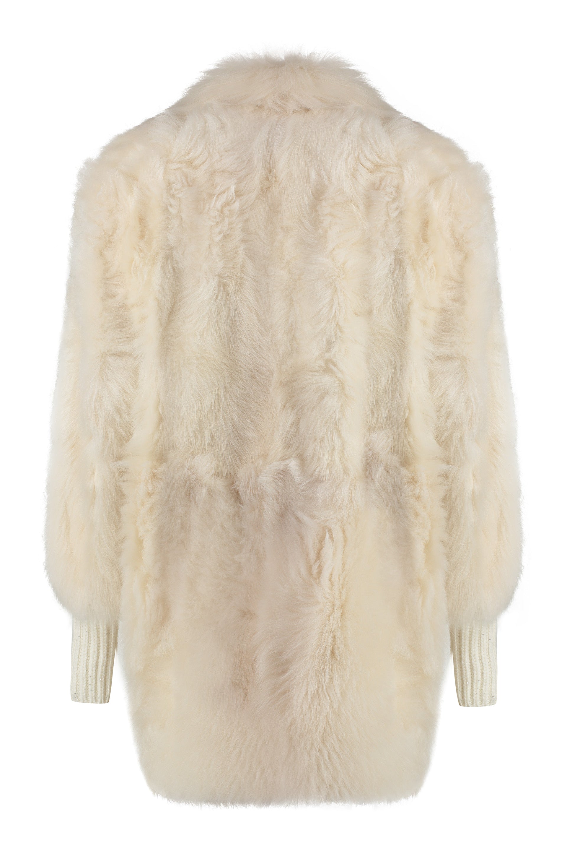 Shearling overcoat