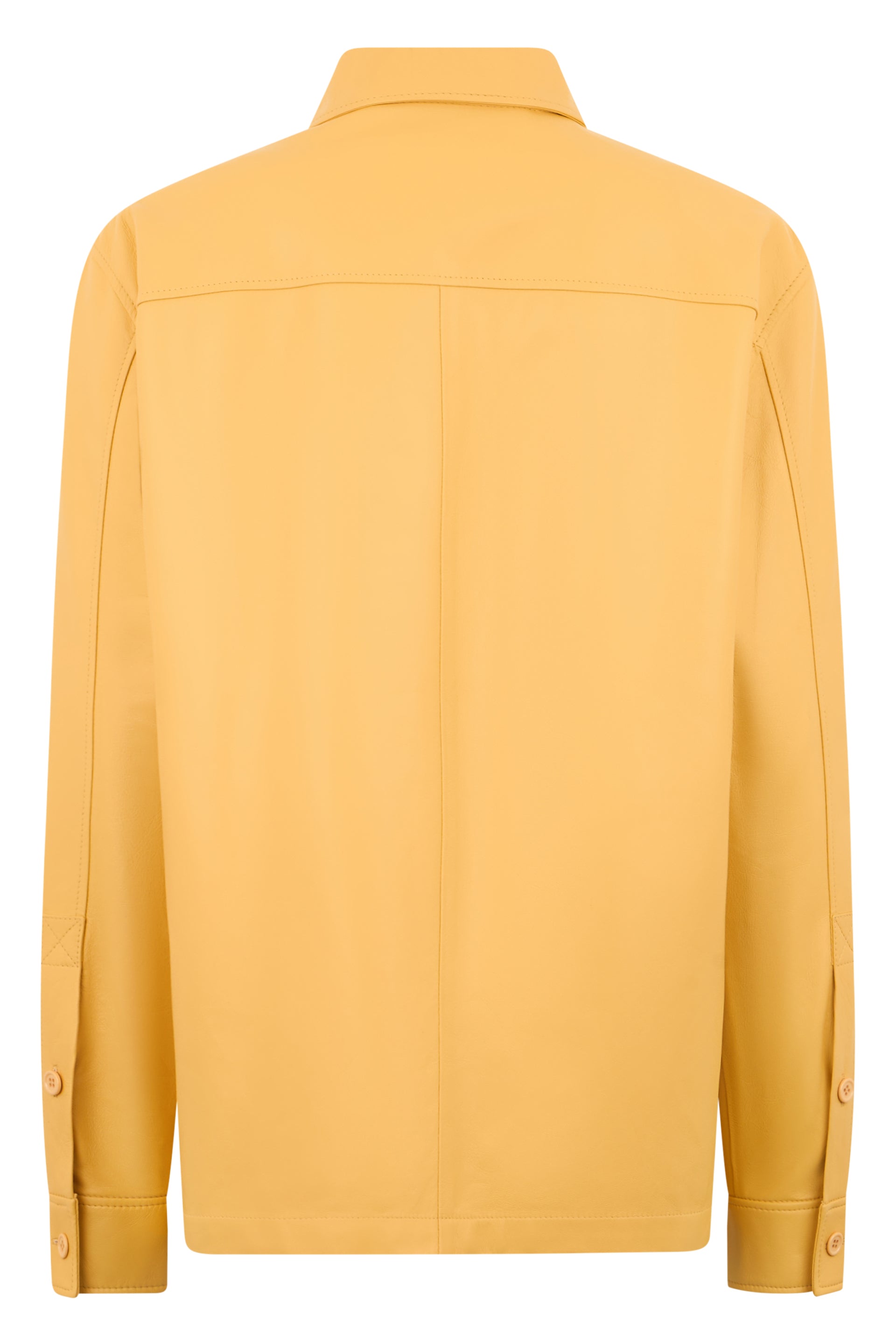 Yellow shirt with long sleeves elegant and versatile