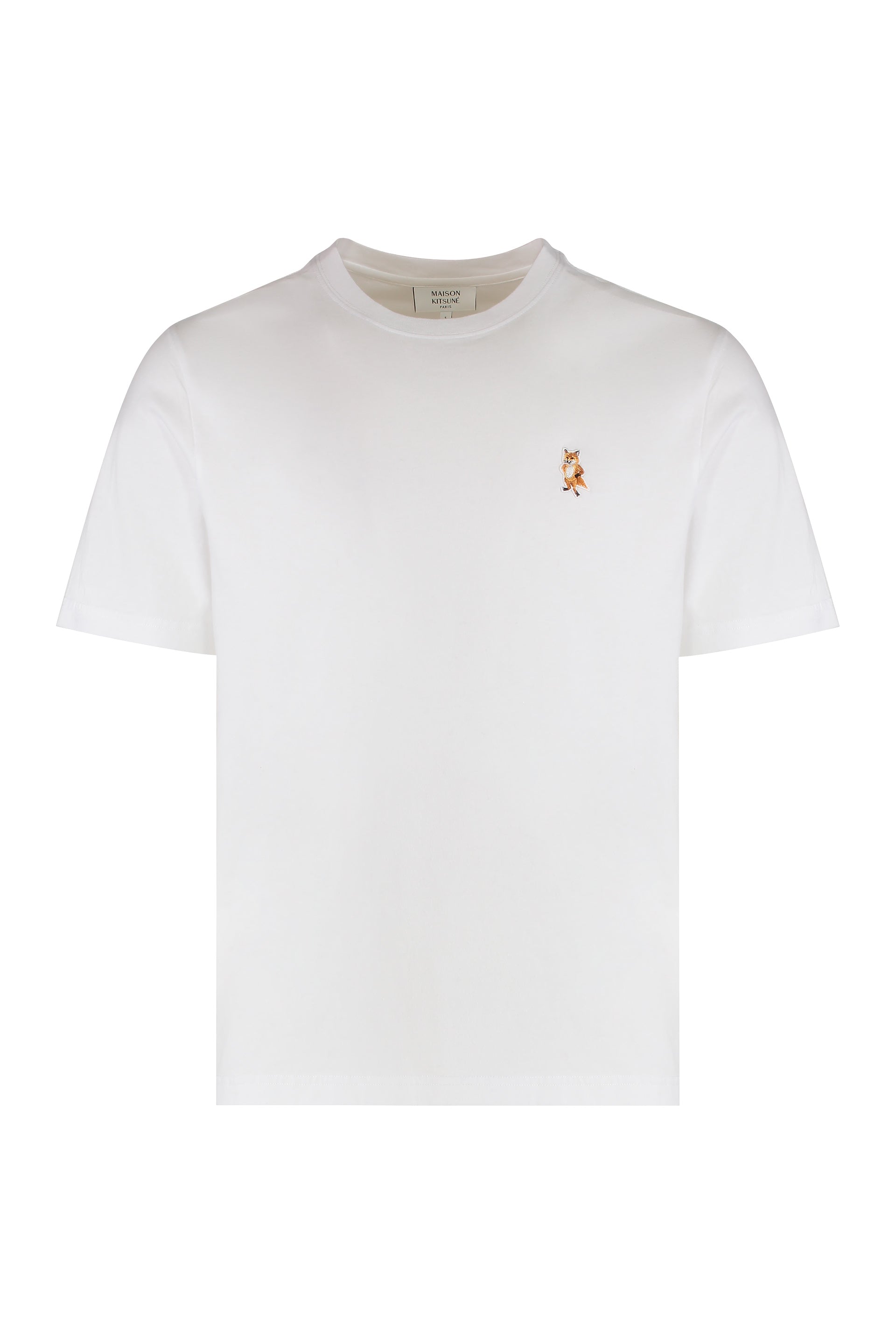 Round neck t-shirt in cotton