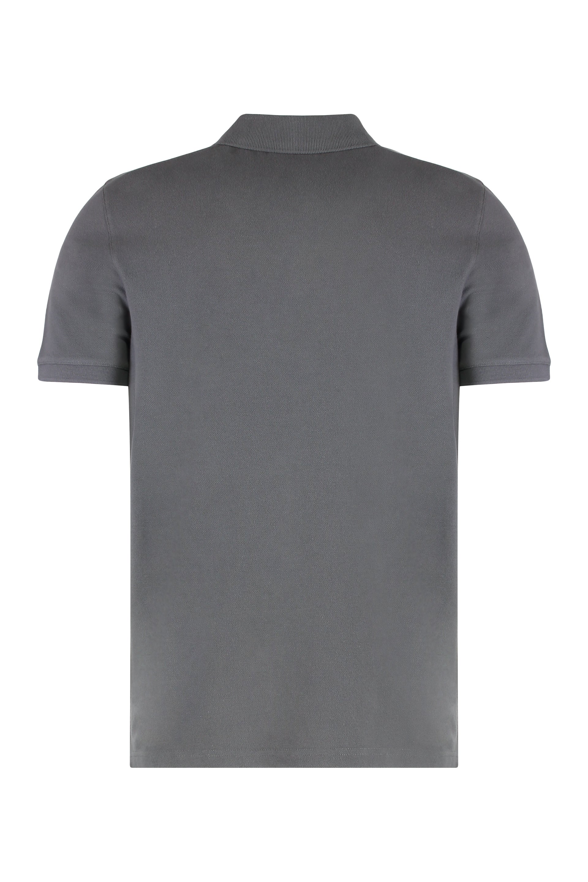 Pique cotton polo shirt