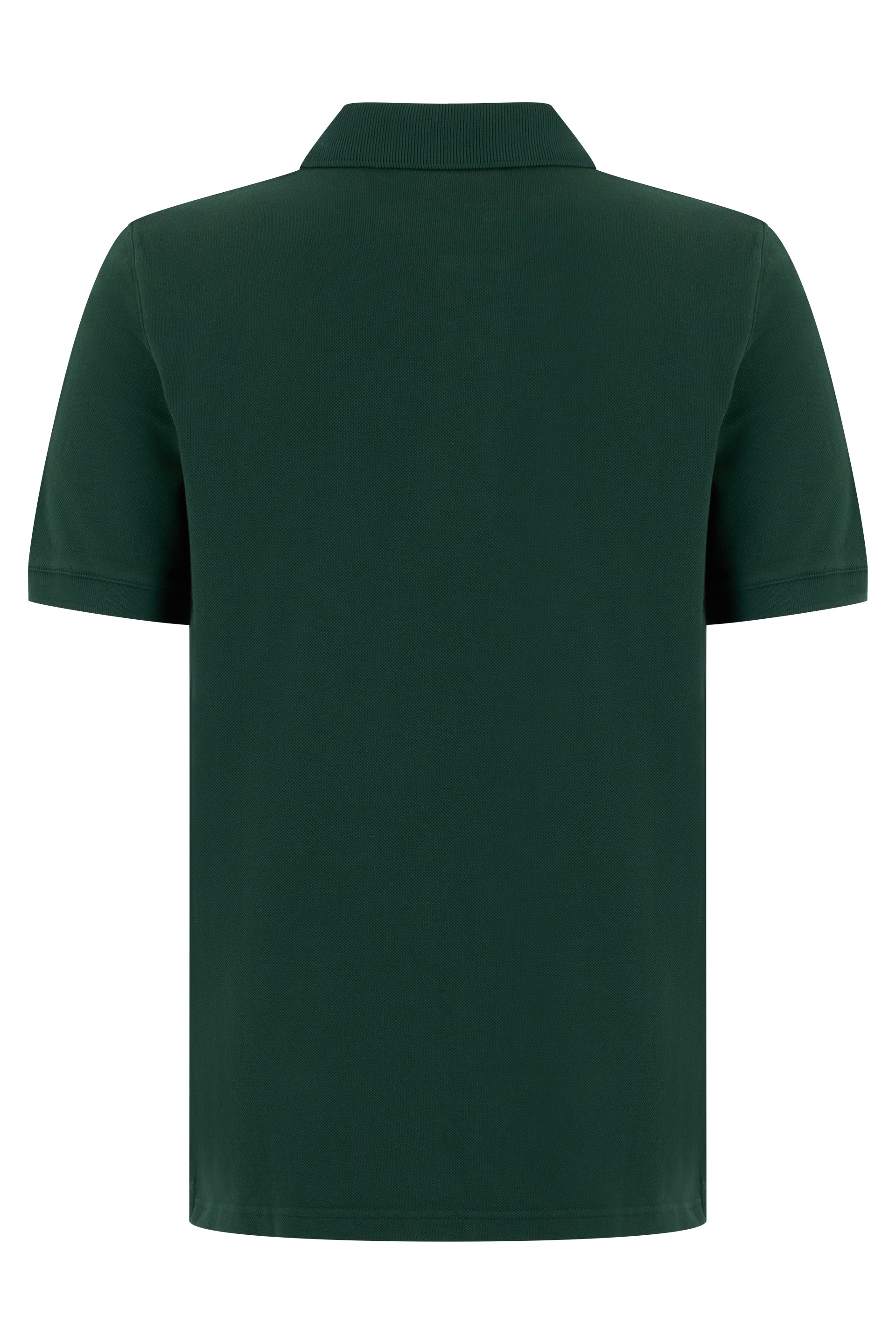 Cotton polo with short sleeves
