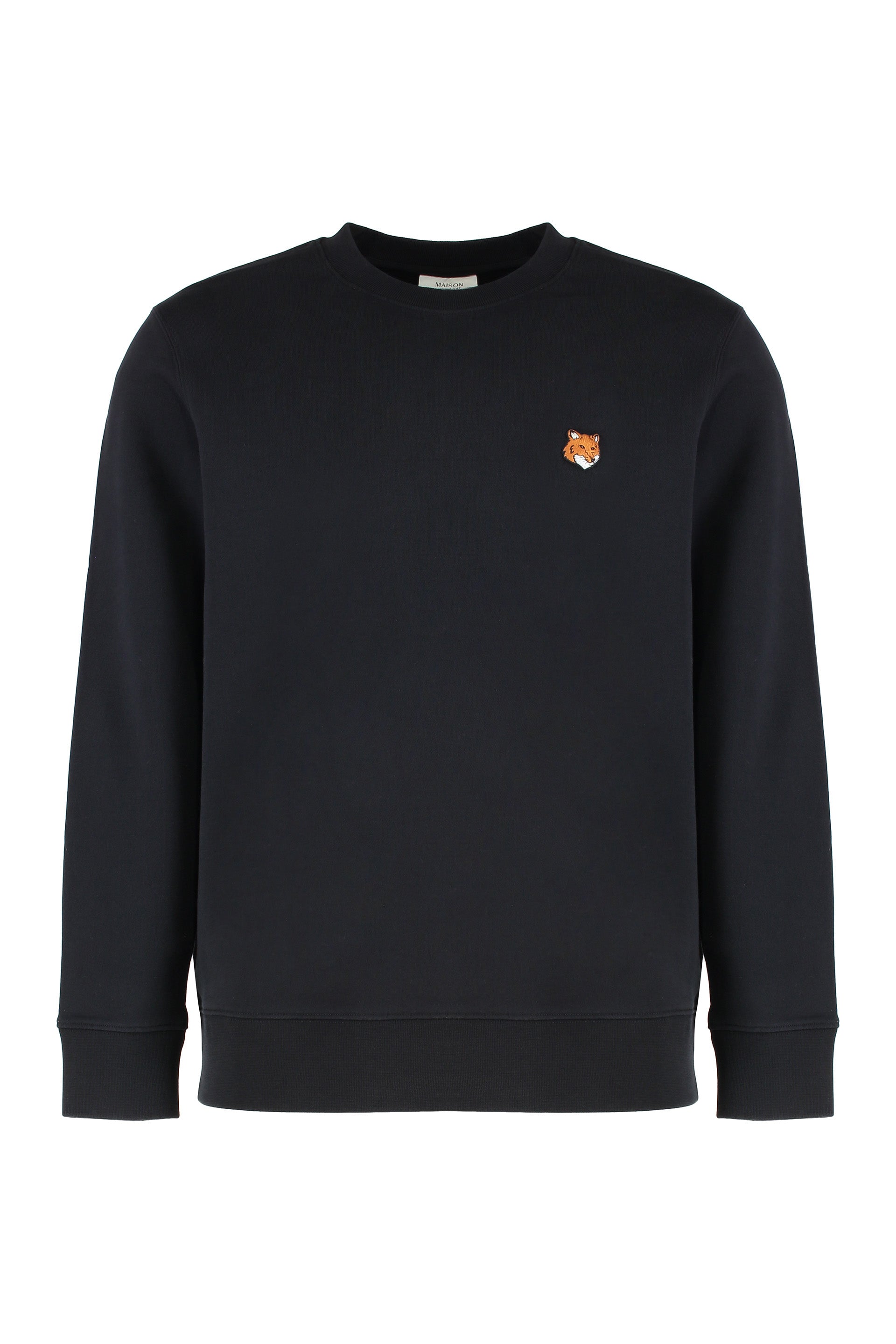 Crew neck sweatshirt in cotton