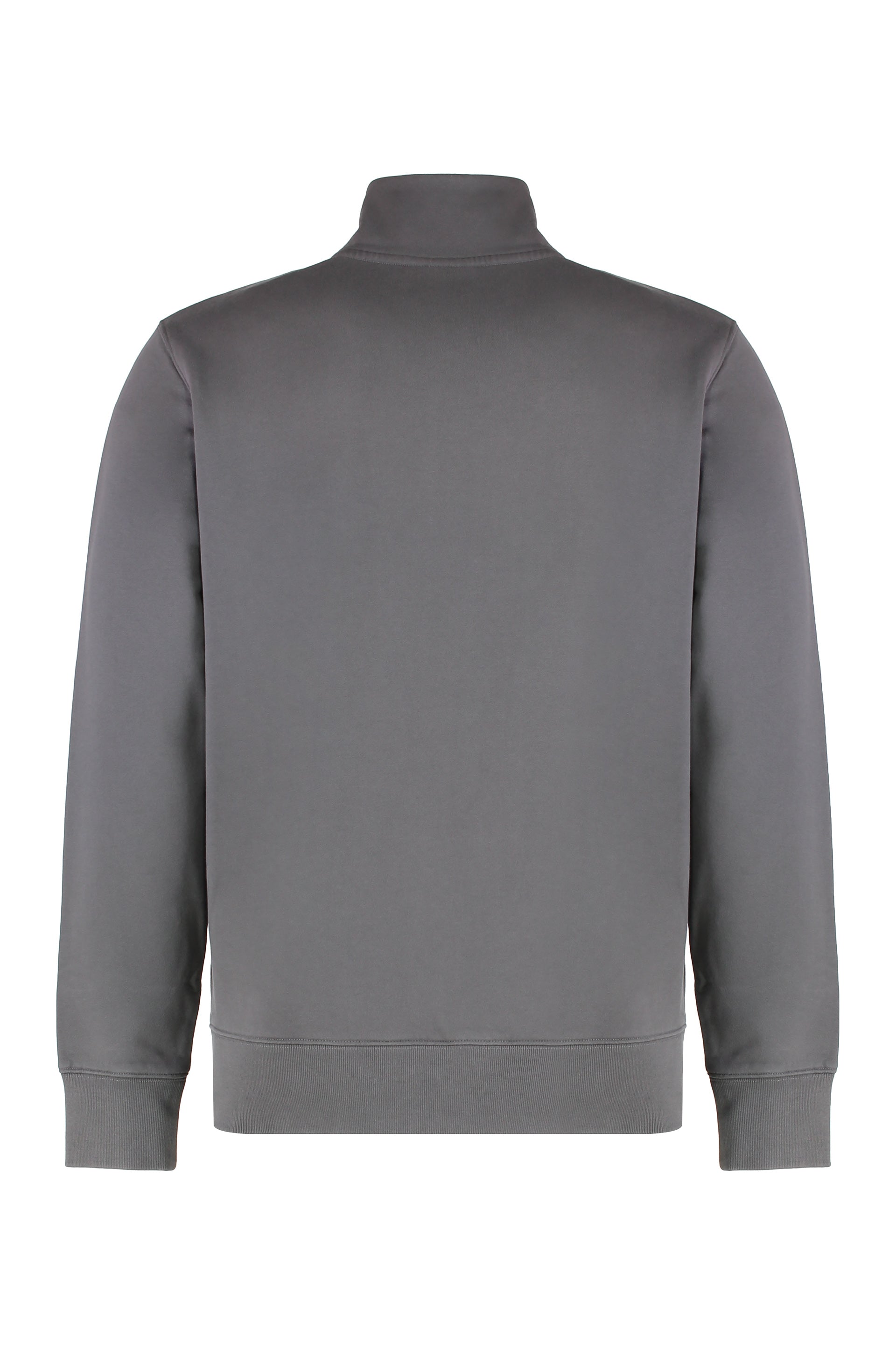 Full-zip sweatshirt in cotton