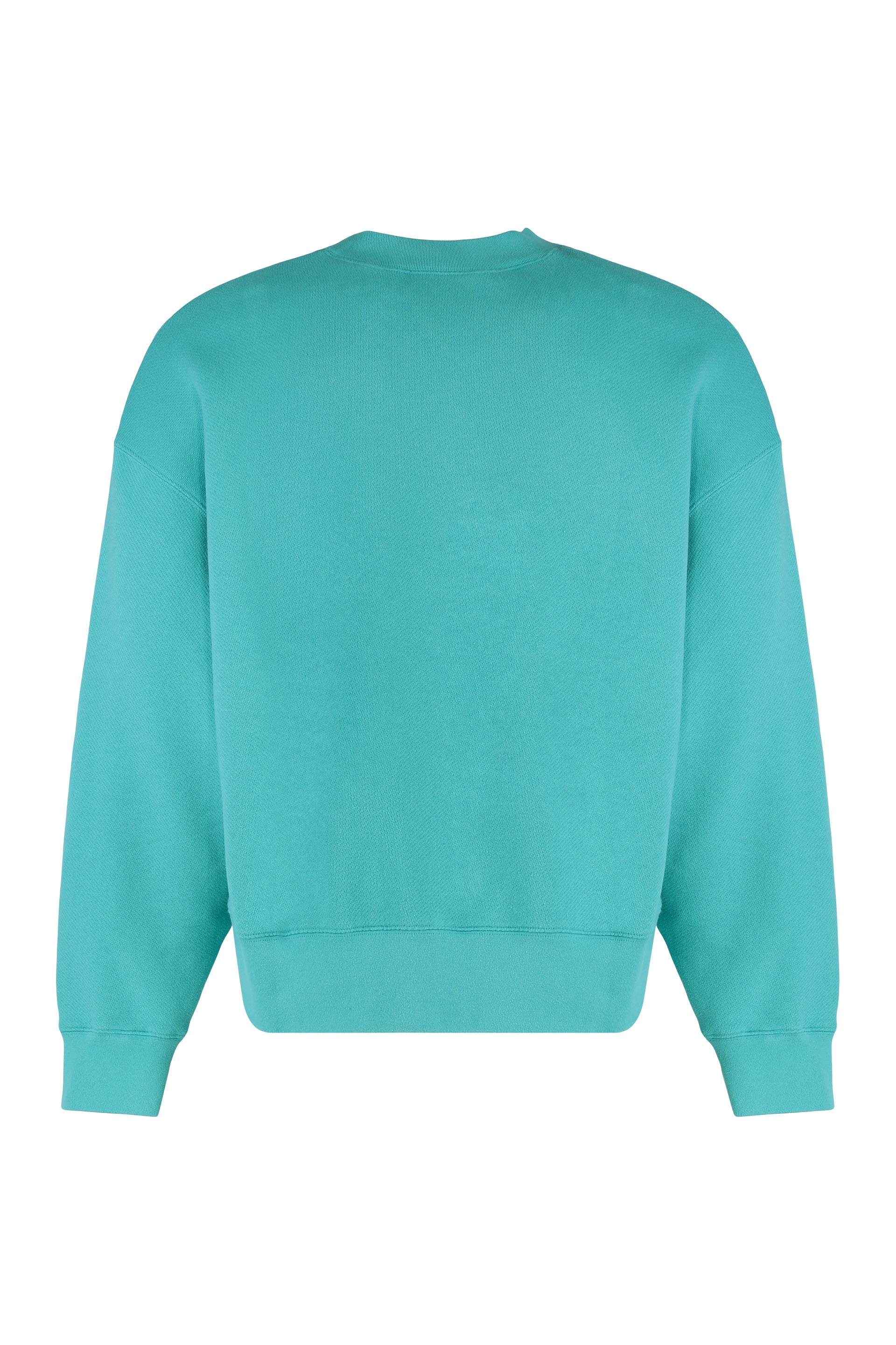Crew neck sweatshirt in cotton