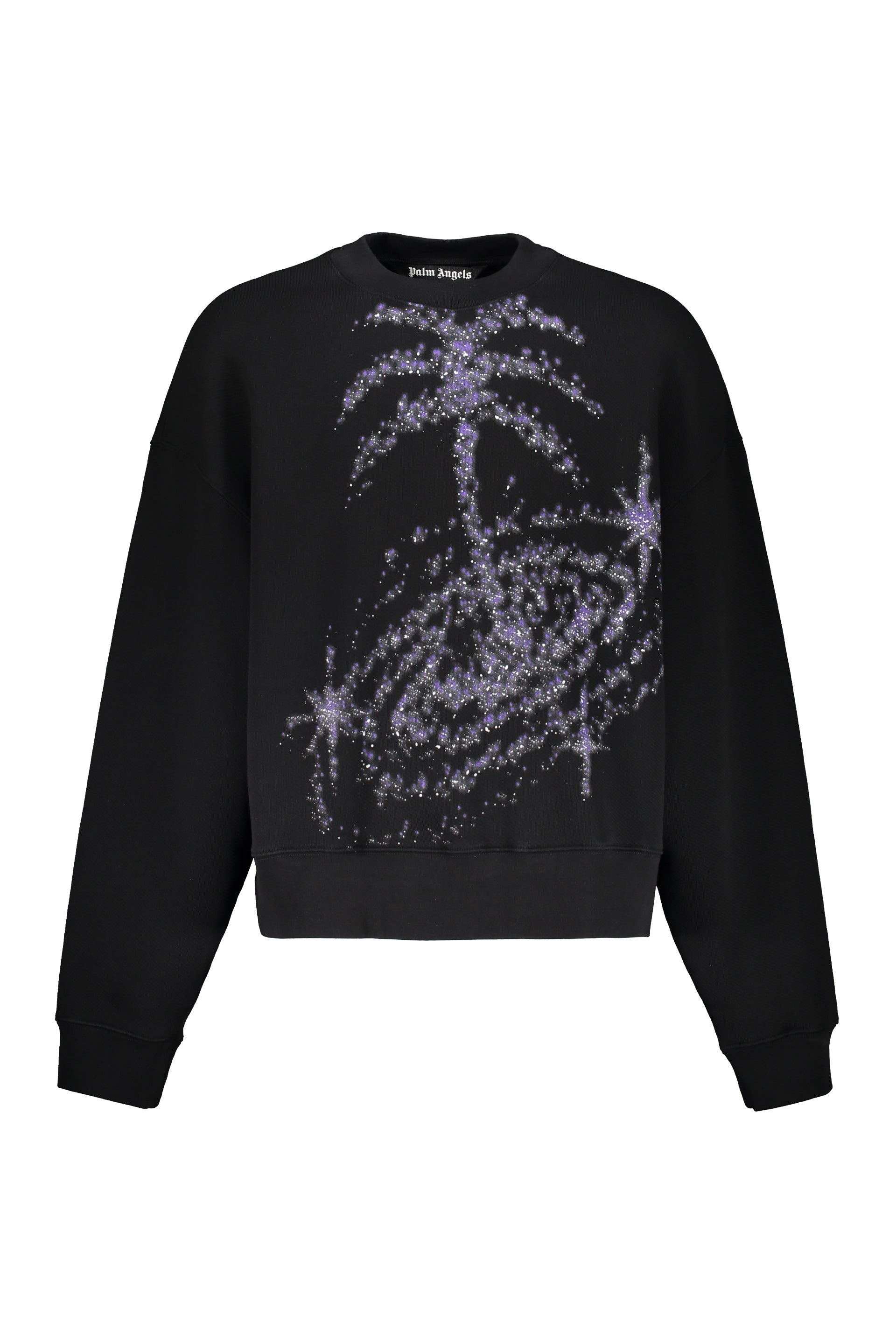 Printed cotton sweatshirt