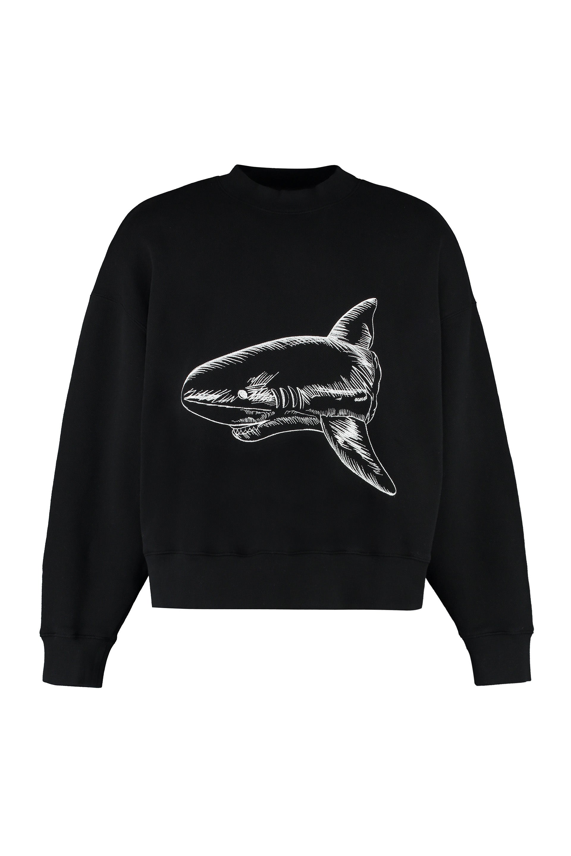 Cotton crew-neck sweatshirt