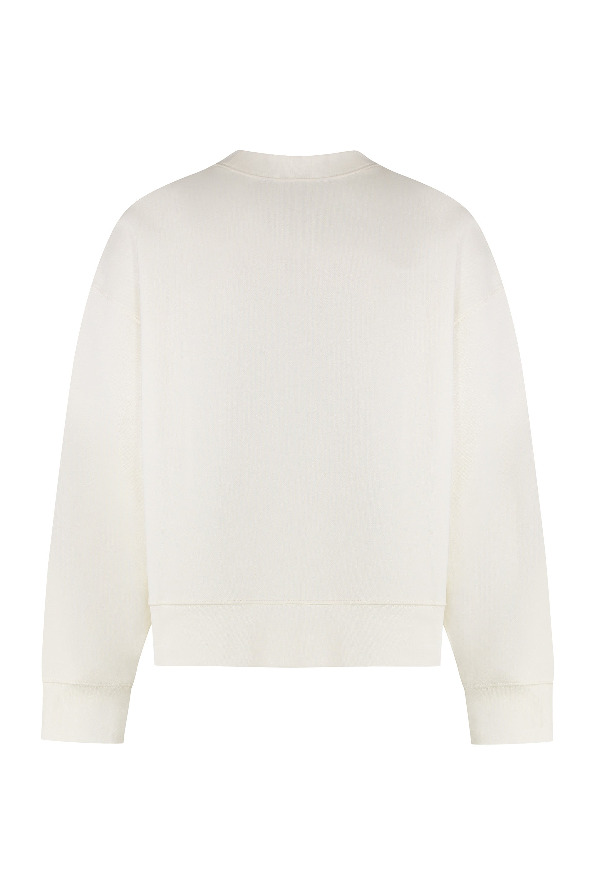 Cotton crew-neck sweatshirt