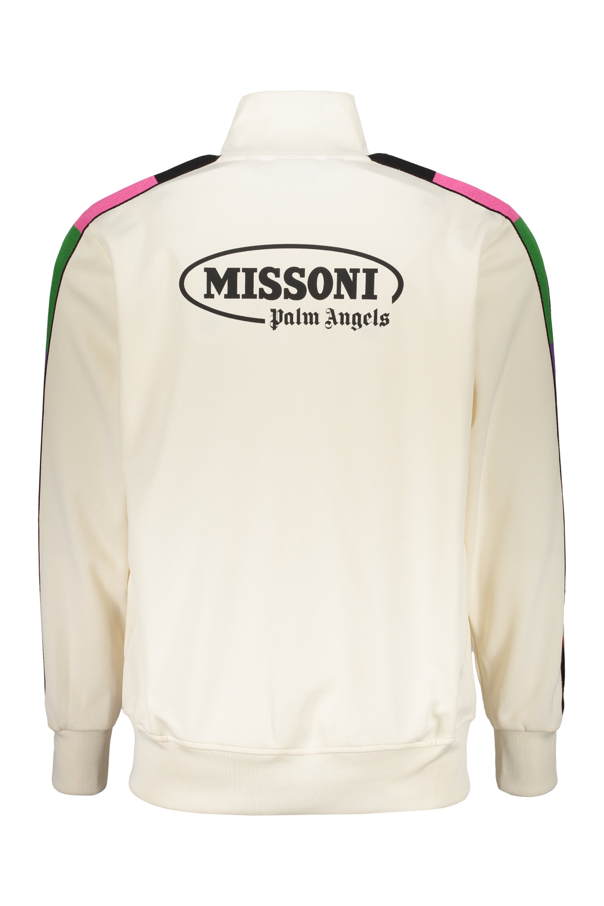 Palm Angels X Missoni techno fabric sweatshirt