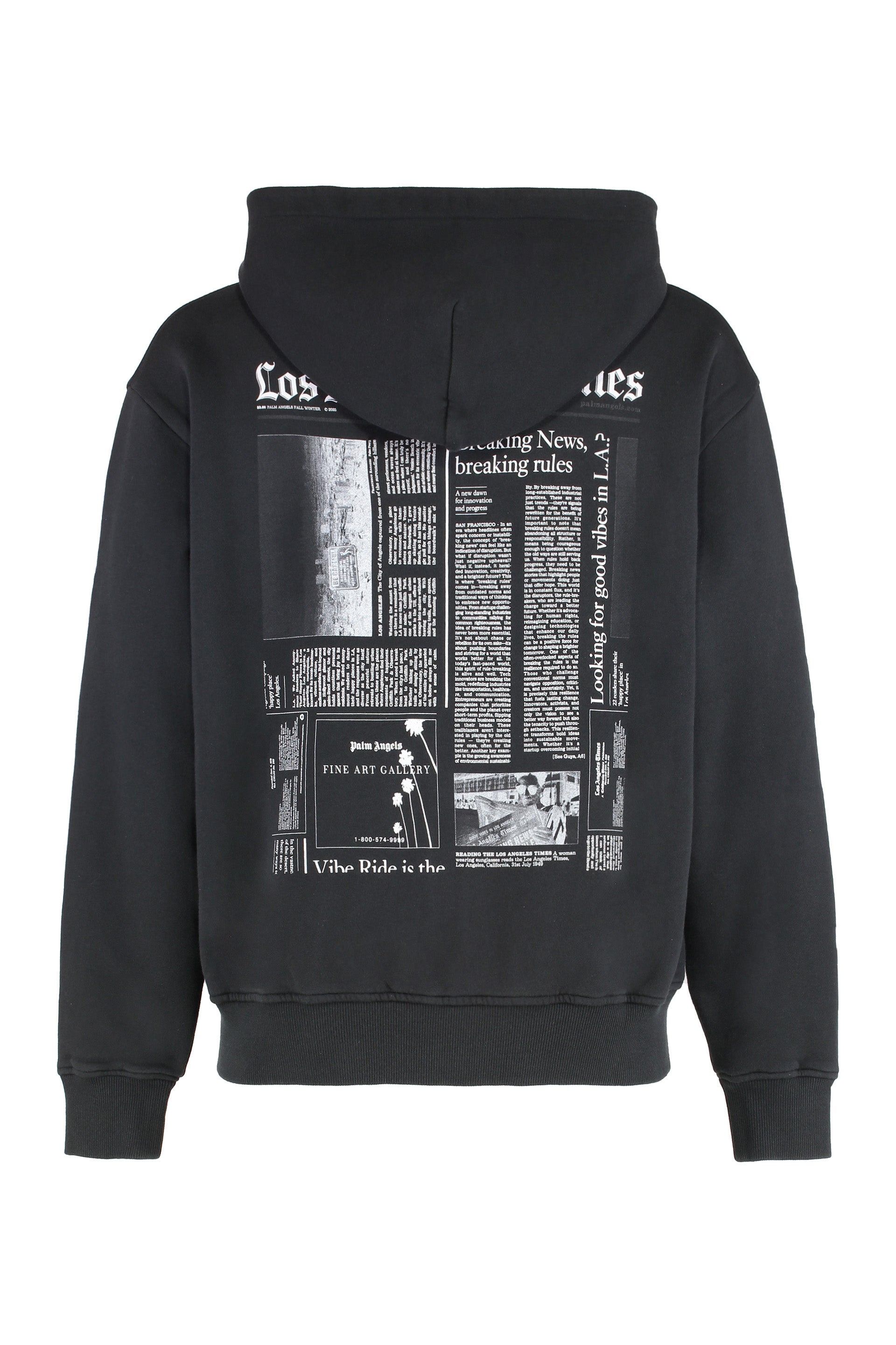 Hooded full-zip sweatshirt